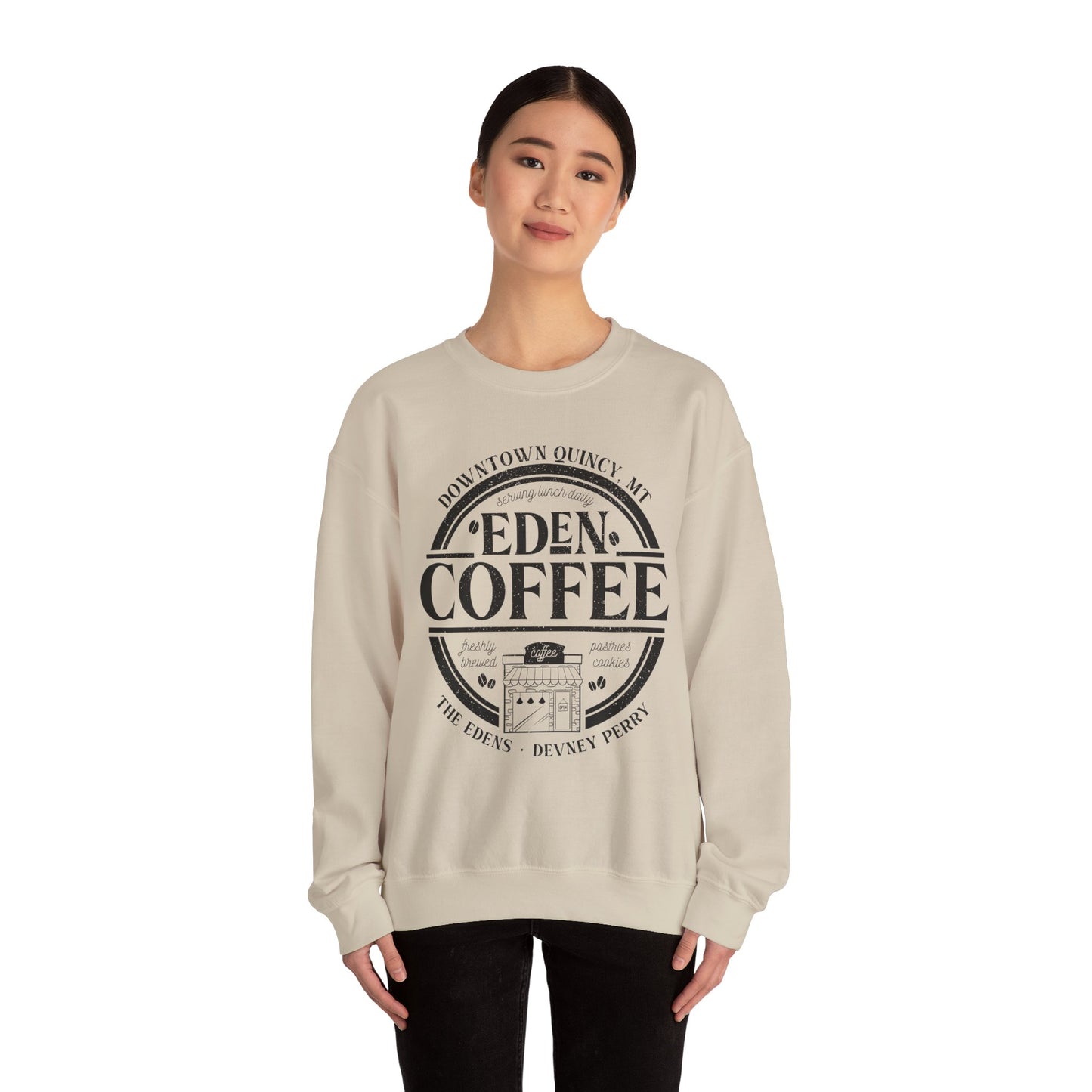 Eden Coffee Crewneck Sweatshirt (GILDAN)