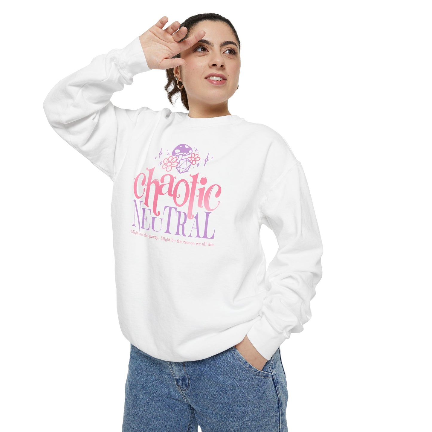 Chaotic Neutral Sweatshirt — Comfort Colors