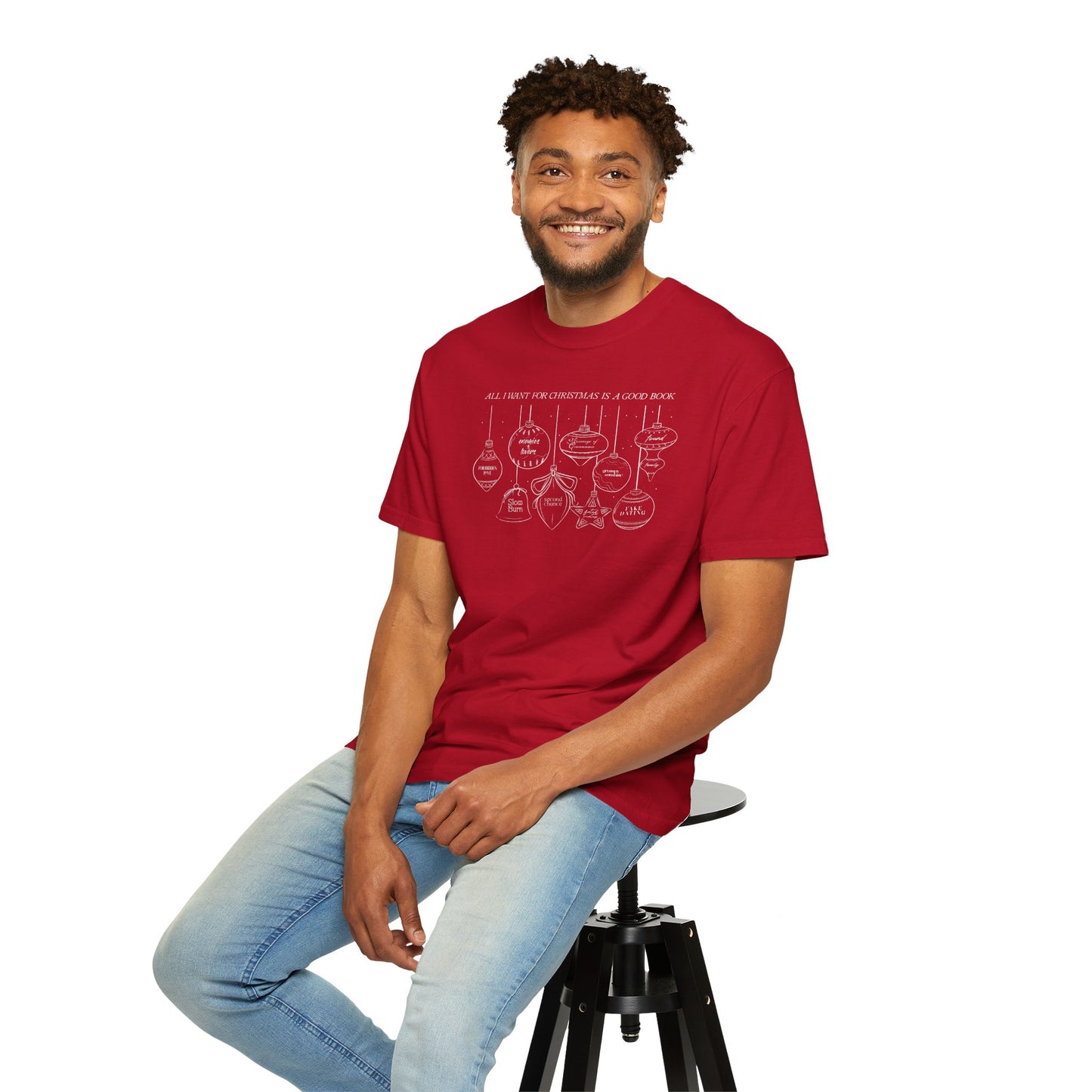 Bookish Trope Christmas Ornaments T-Shirt