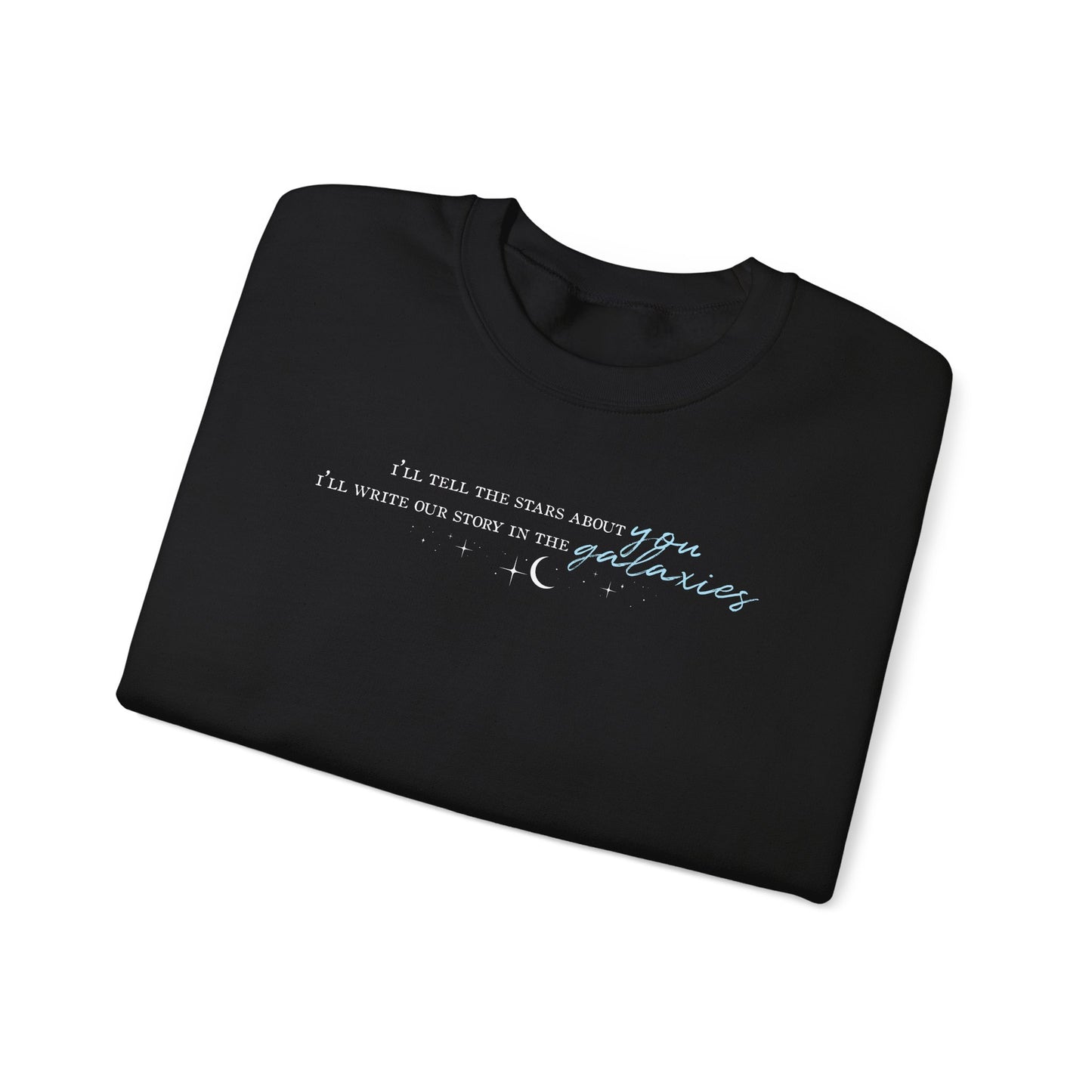 Tell the Stars Sweatshirt | Officially Licensed Scars Beneath a Serpent’s Scales Crewneck with Sleeve Details
