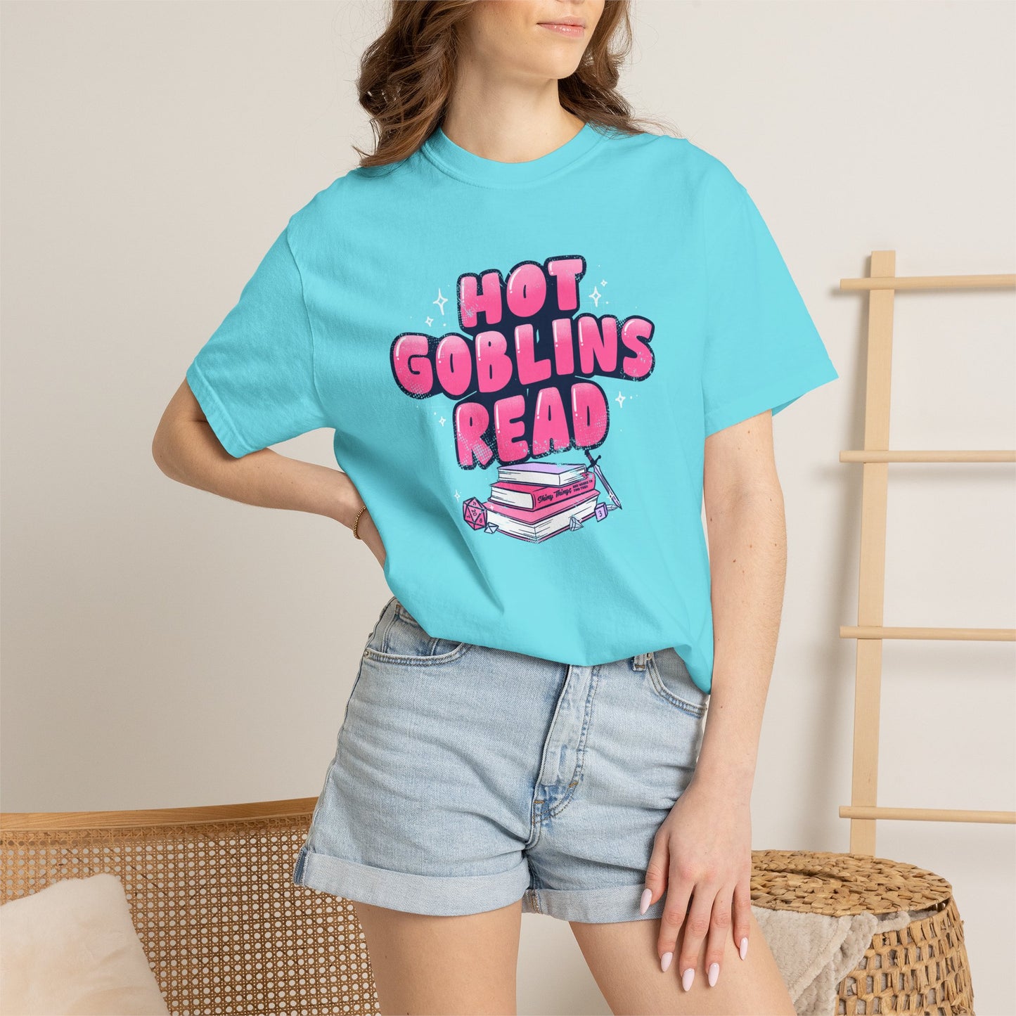 Hot Goblins Read Fantasy Reader Shirt | Book Lover & TTRPG Graphic Tee