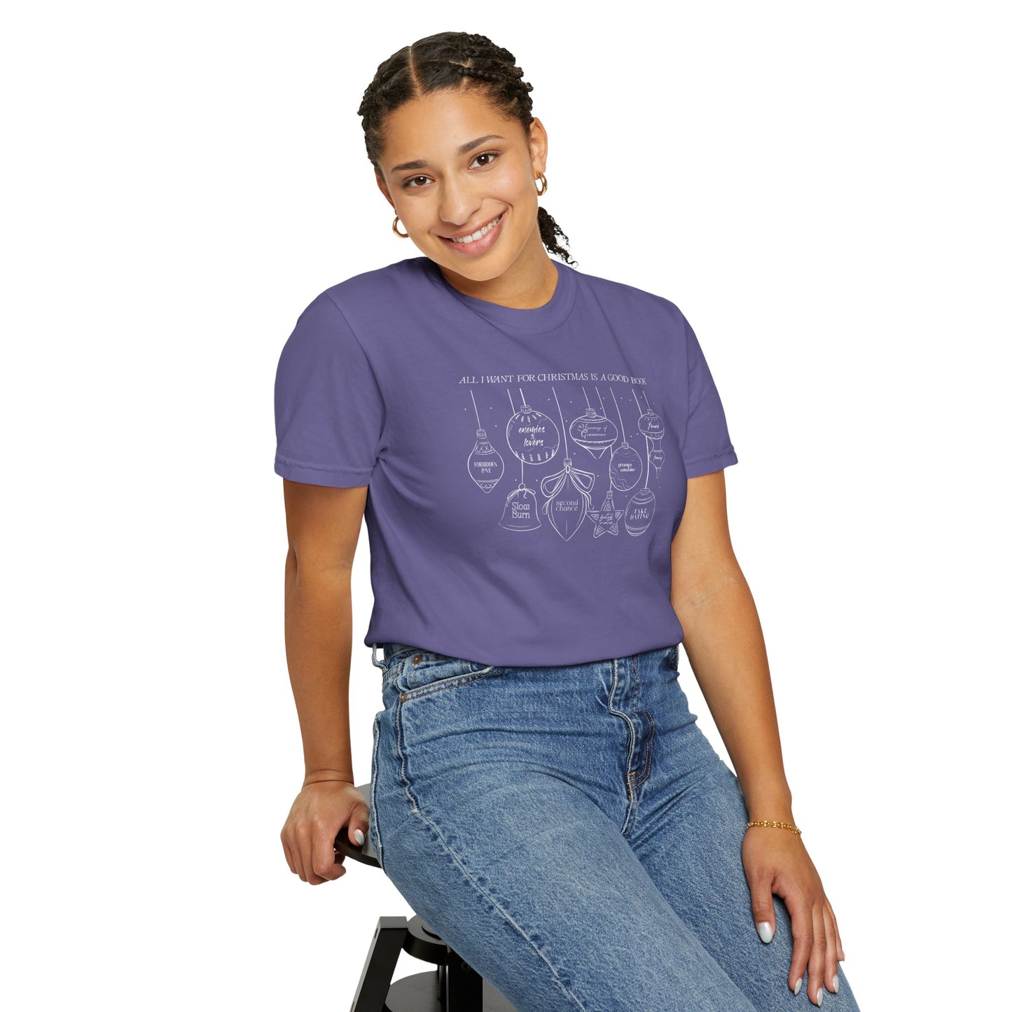 Bookish Trope Christmas Ornaments T-Shirt