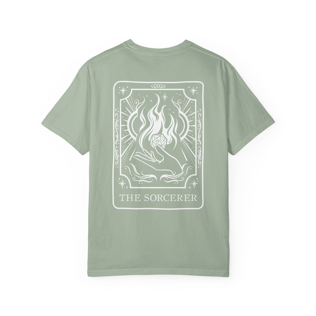Sorcerer Tarot Card Comfort Colors Shirt | TTRPG Character Class Tee