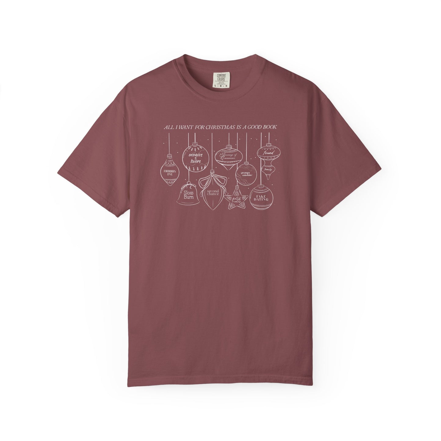 Bookish Trope Christmas Ornaments T-Shirt