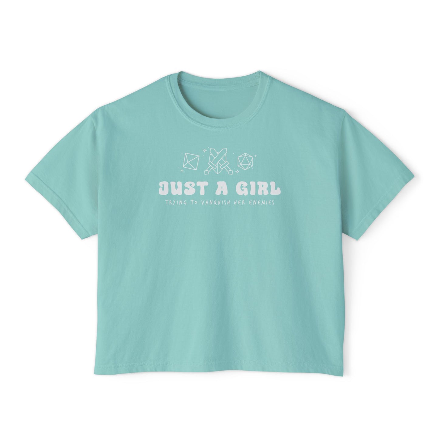 Just A Girl T-Shirt - Boxy Fit
