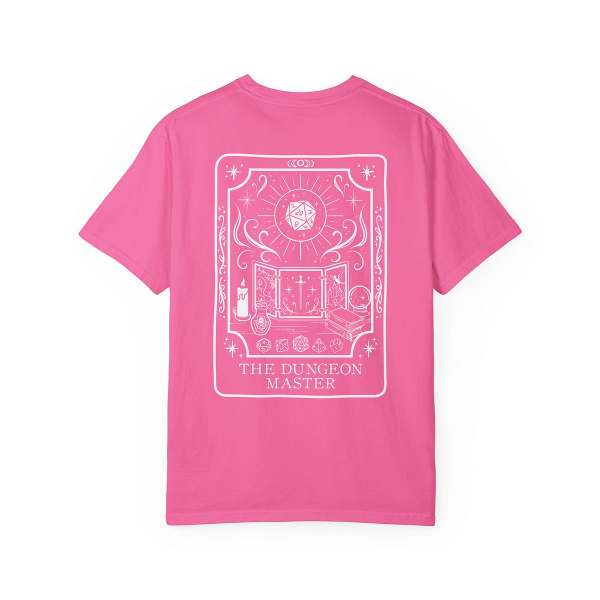 Dungeon Master Tarot Card Comfort Colors Shirt | TTRPG Character Class Tee