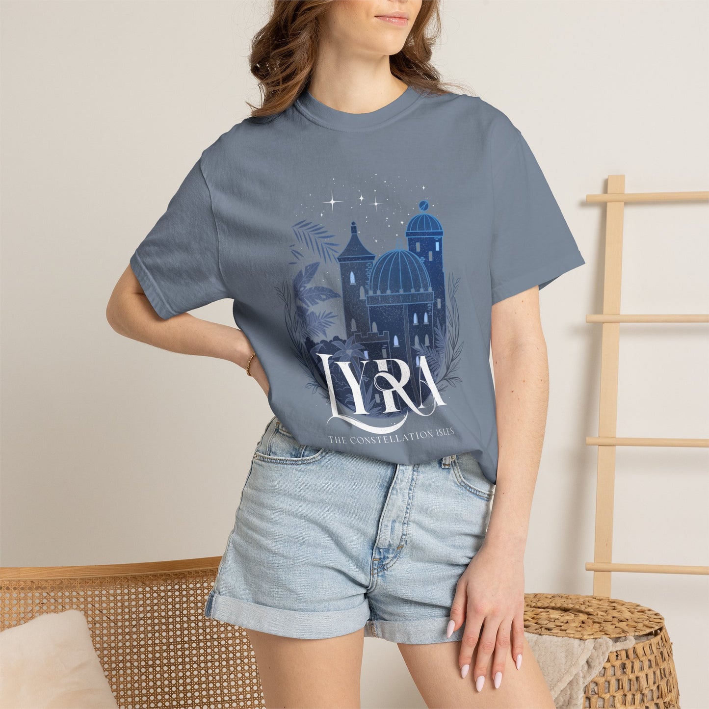 Lyra Constellation Isles Comfort Colors Tee | Officially Licensed Nicole Platania Appare