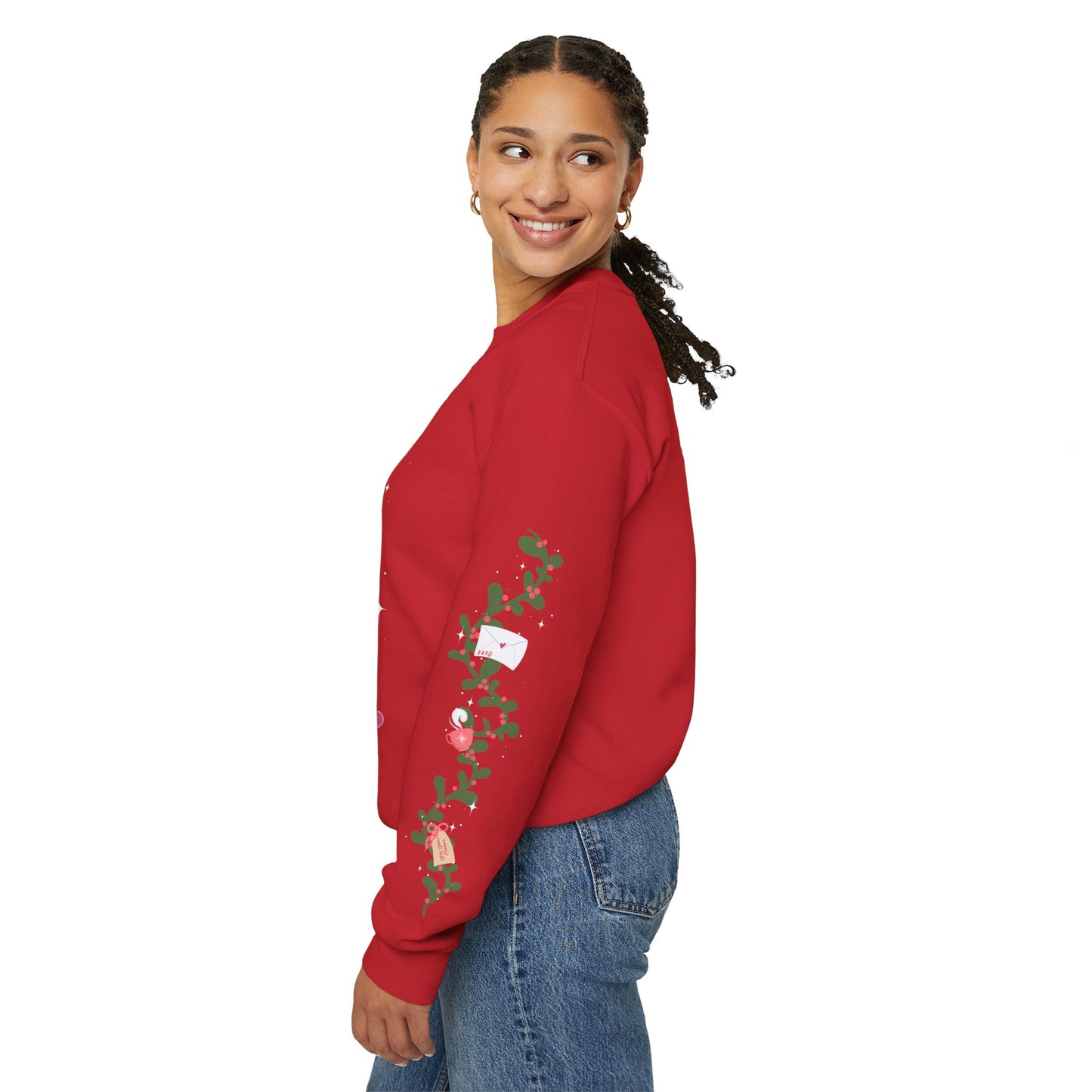 Romance Reader Snowglobe Crewneck Sweatshirt