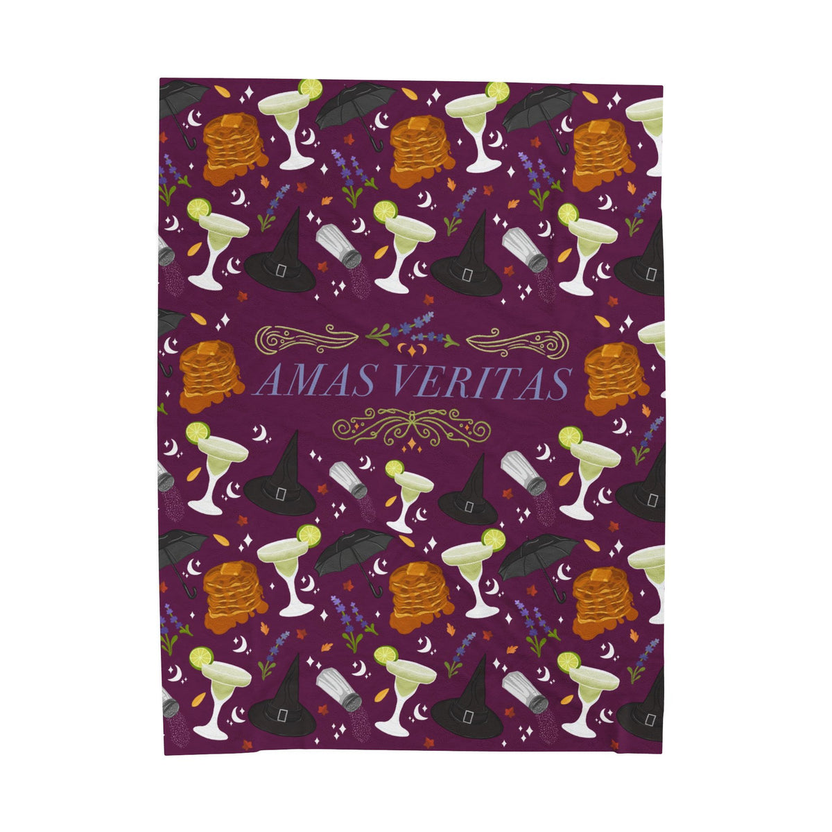 Amas Veritas Witchy Velveteen Plush Blanket