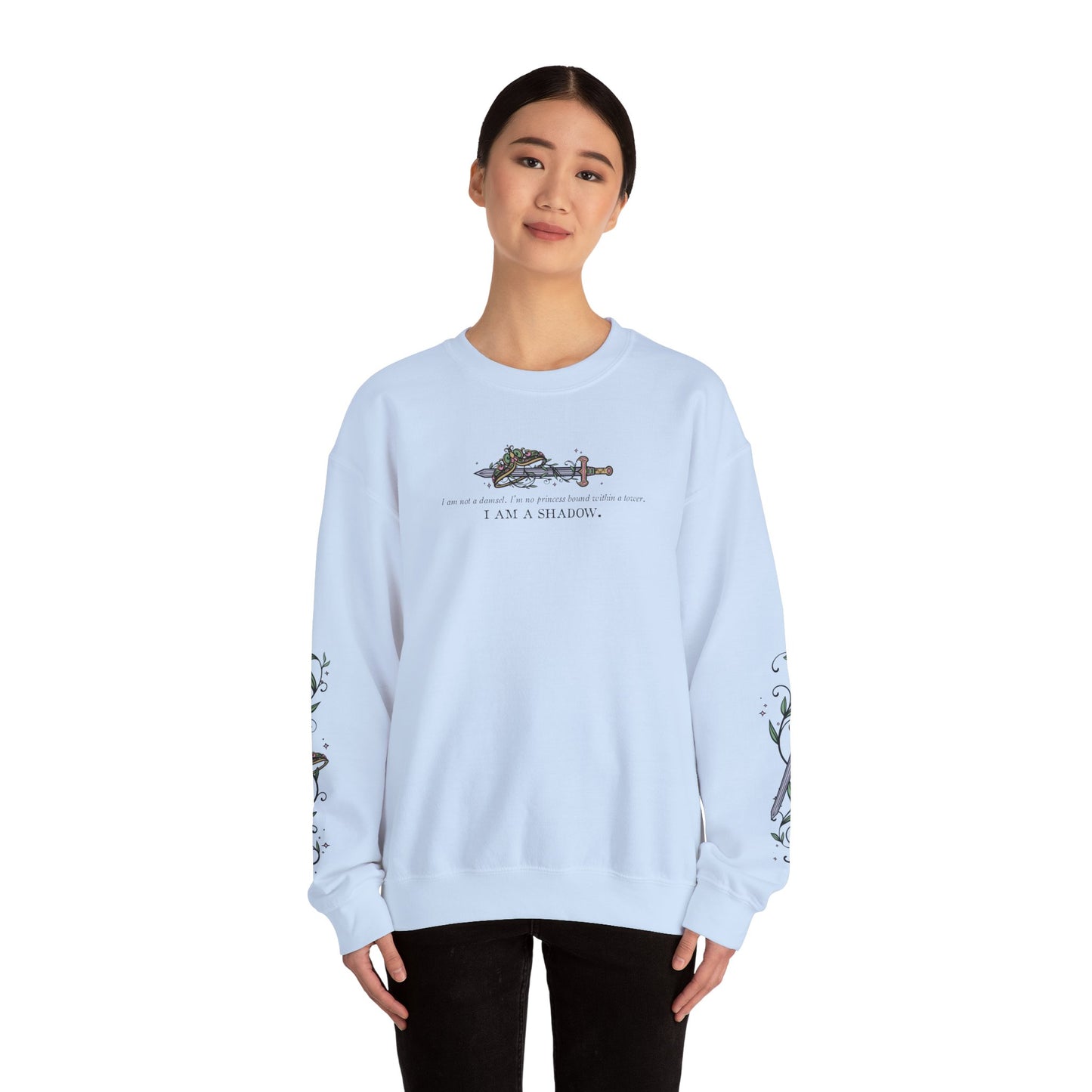 I Am a Shadow Sweatshirt – Officially Licensed A Dance of Lies Crewneck by Brittney Arena | Romantasy Fantasy Reader Pullover