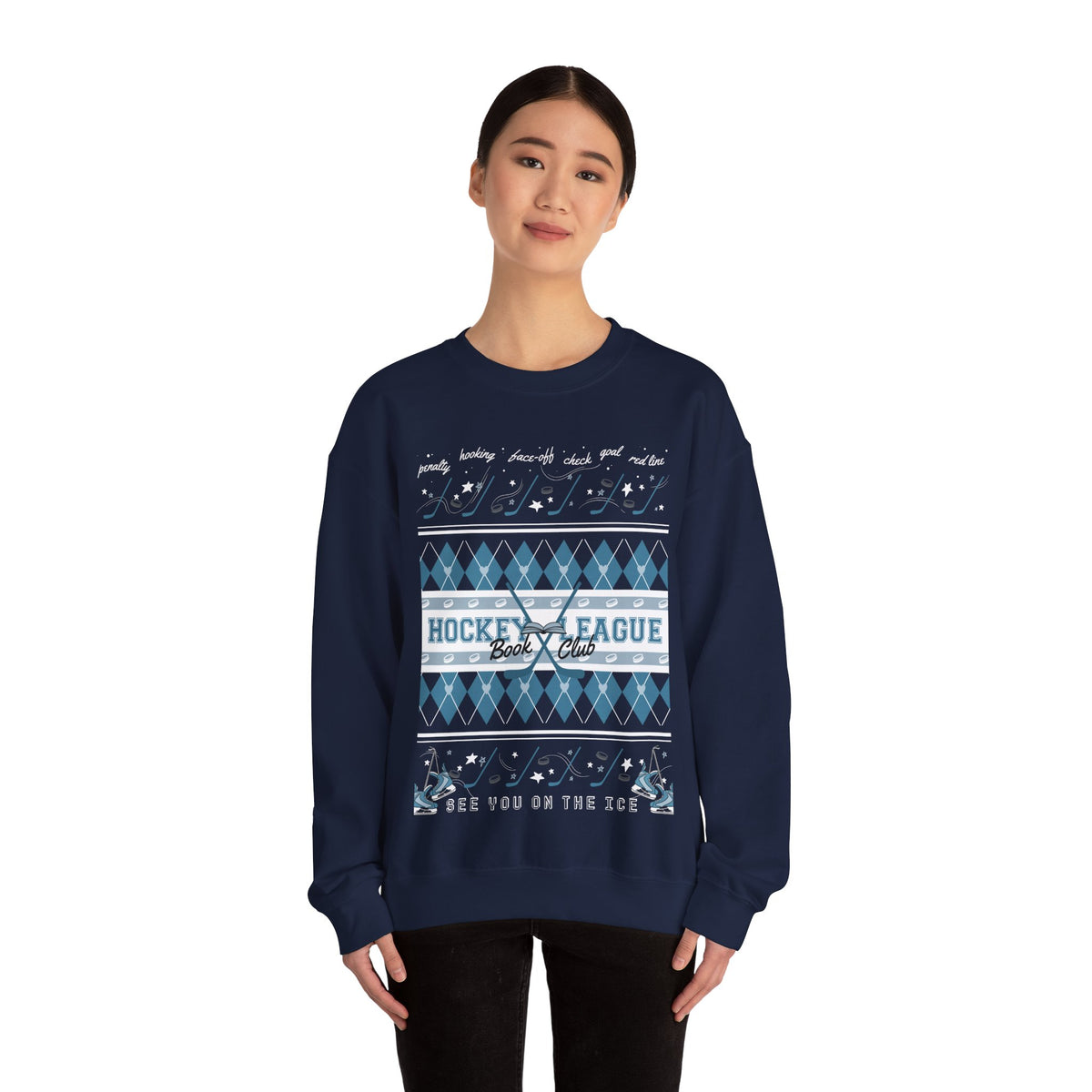 Hockey League Book Club Crewneck Sweatshirt
