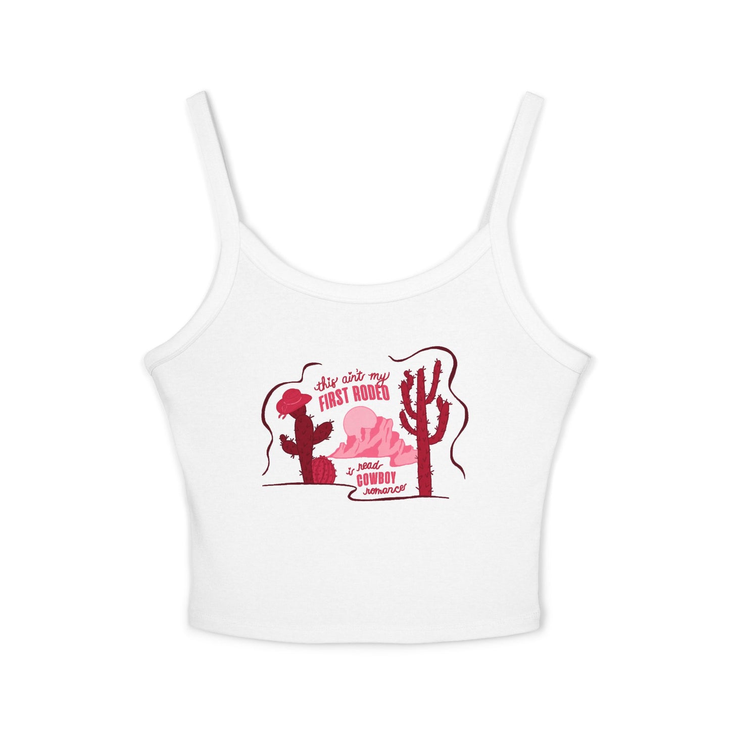 This Ain’t My First Rodeo Cropped Tank Top | Cowboy Romance Reader Tank