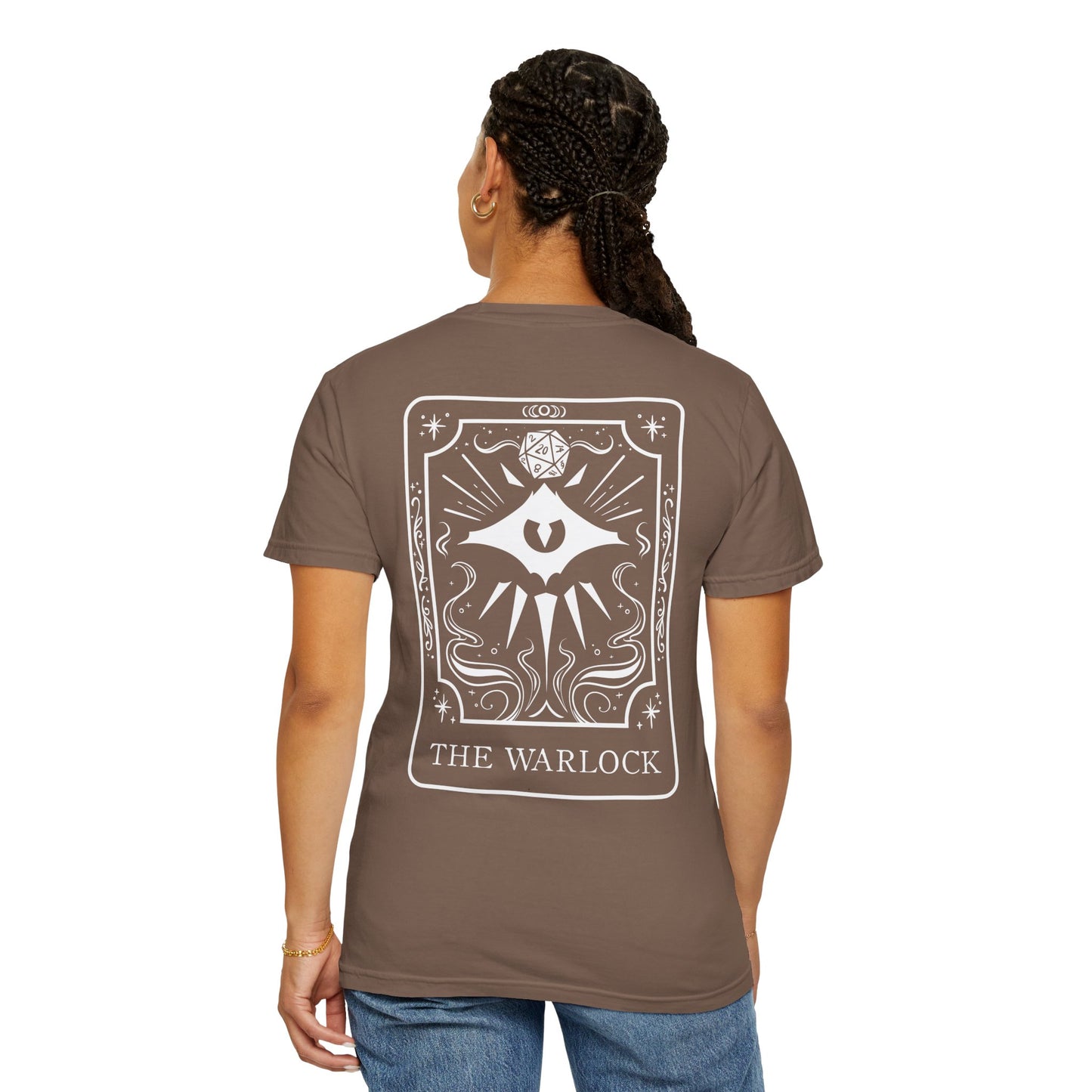 Warlock Tarot Card Comfort Colors Shirt | TTRPG Character Class Tee