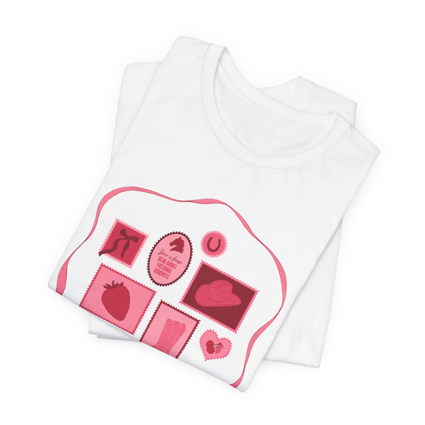 Save a Horse, Read About Fictional Cowboys Bella + Canvas Tee | Cowboy Romance Shir