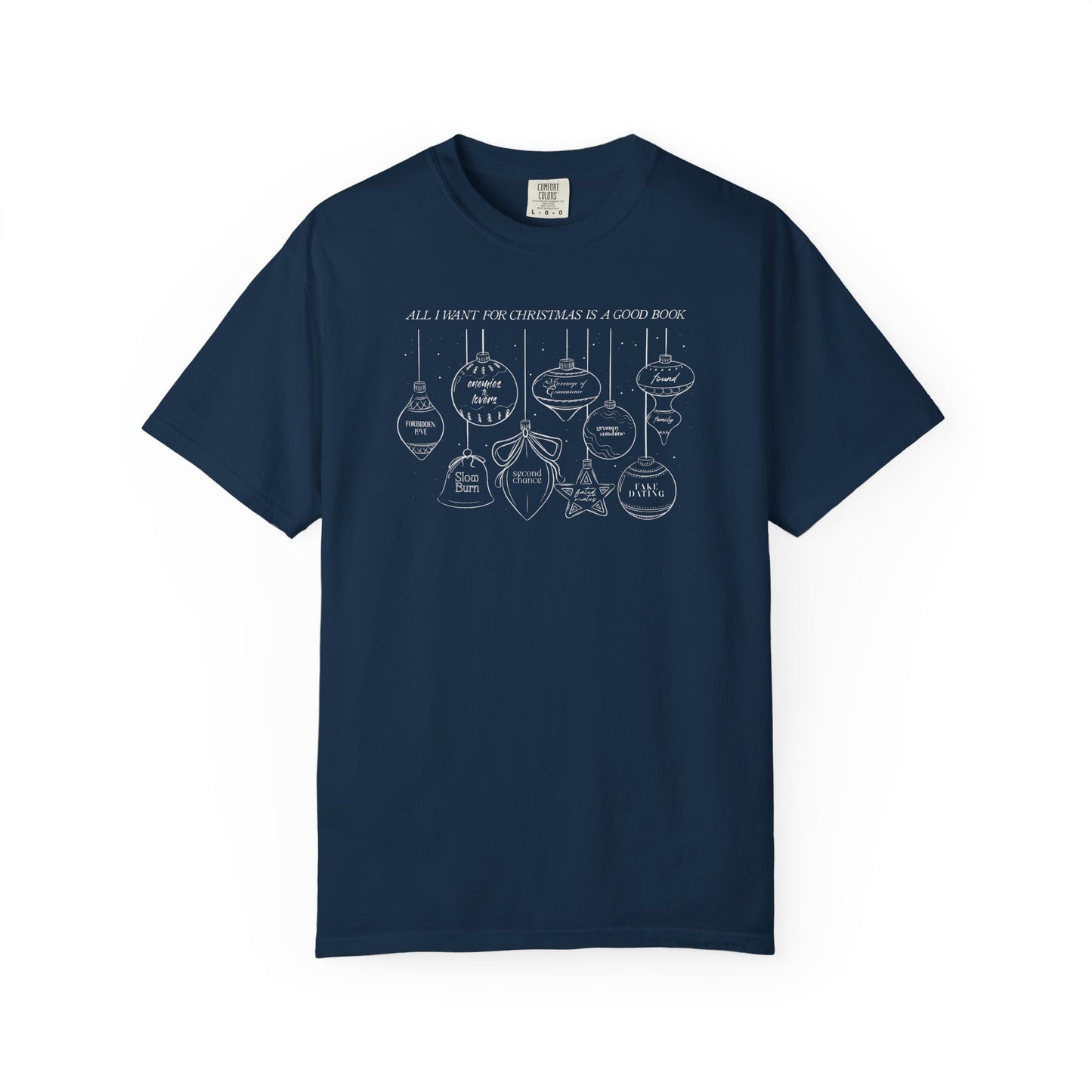 Bookish Trope Christmas Ornaments T-Shirt