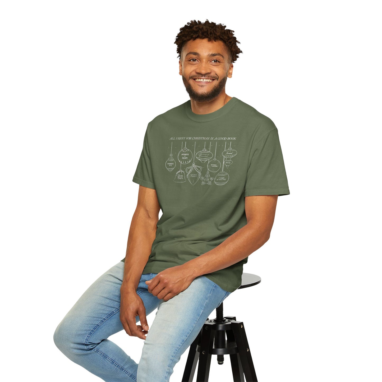 Bookish Trope Christmas Ornaments T-Shirt
