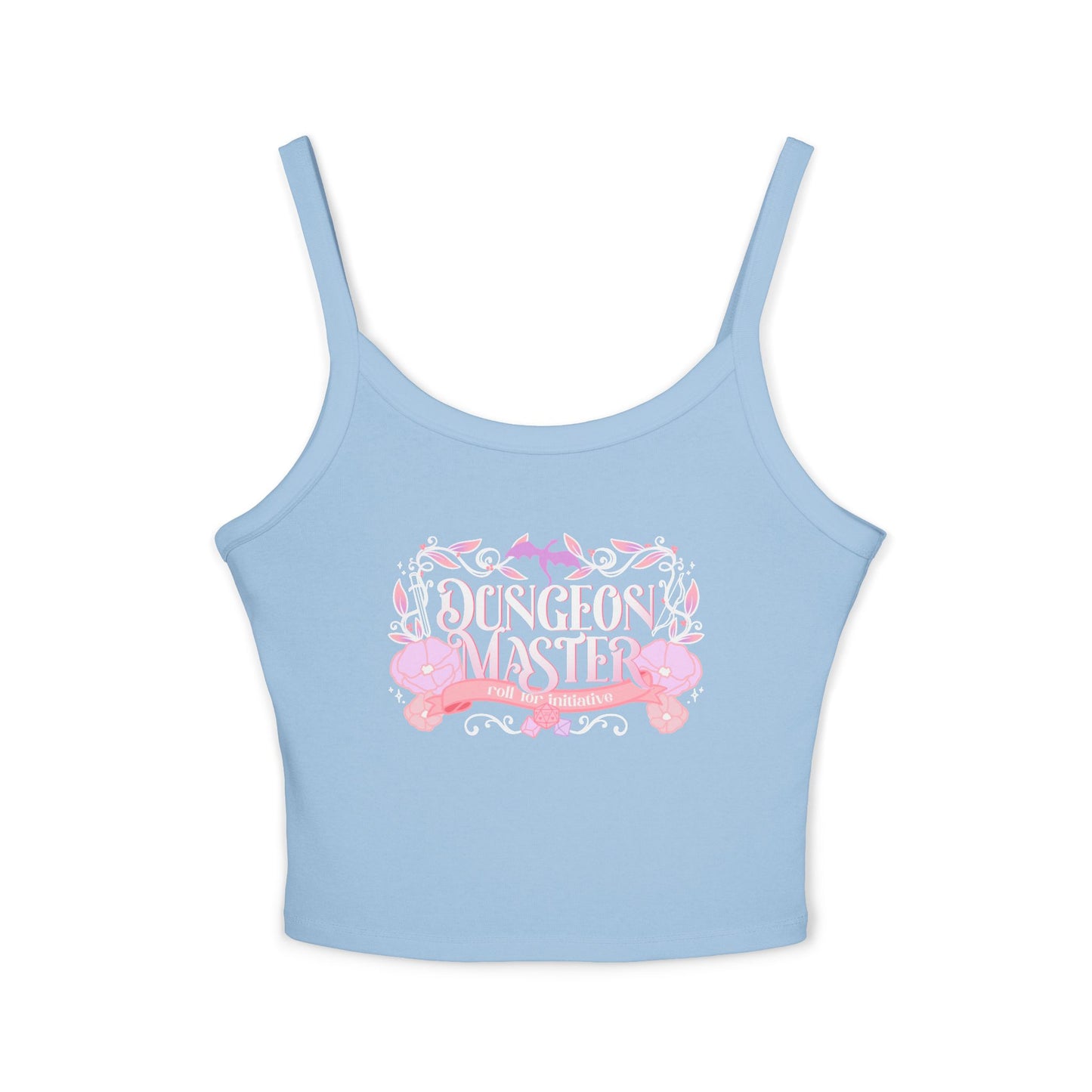 Dungeon Master Bella + Canvas Women’s Spaghetti Strap Micro Rib Tank | Fantasy Tabletop RPG Cami | Gamer Girl Tank Top