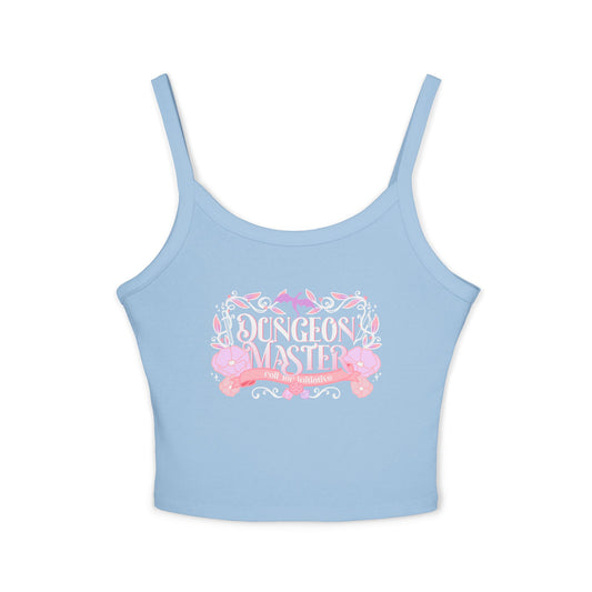 Dungeon Master Bella + Canvas Women’s Spaghetti Strap Micro Rib Tank | Fantasy Tabletop RPG Cami | Gamer Girl Tank Top