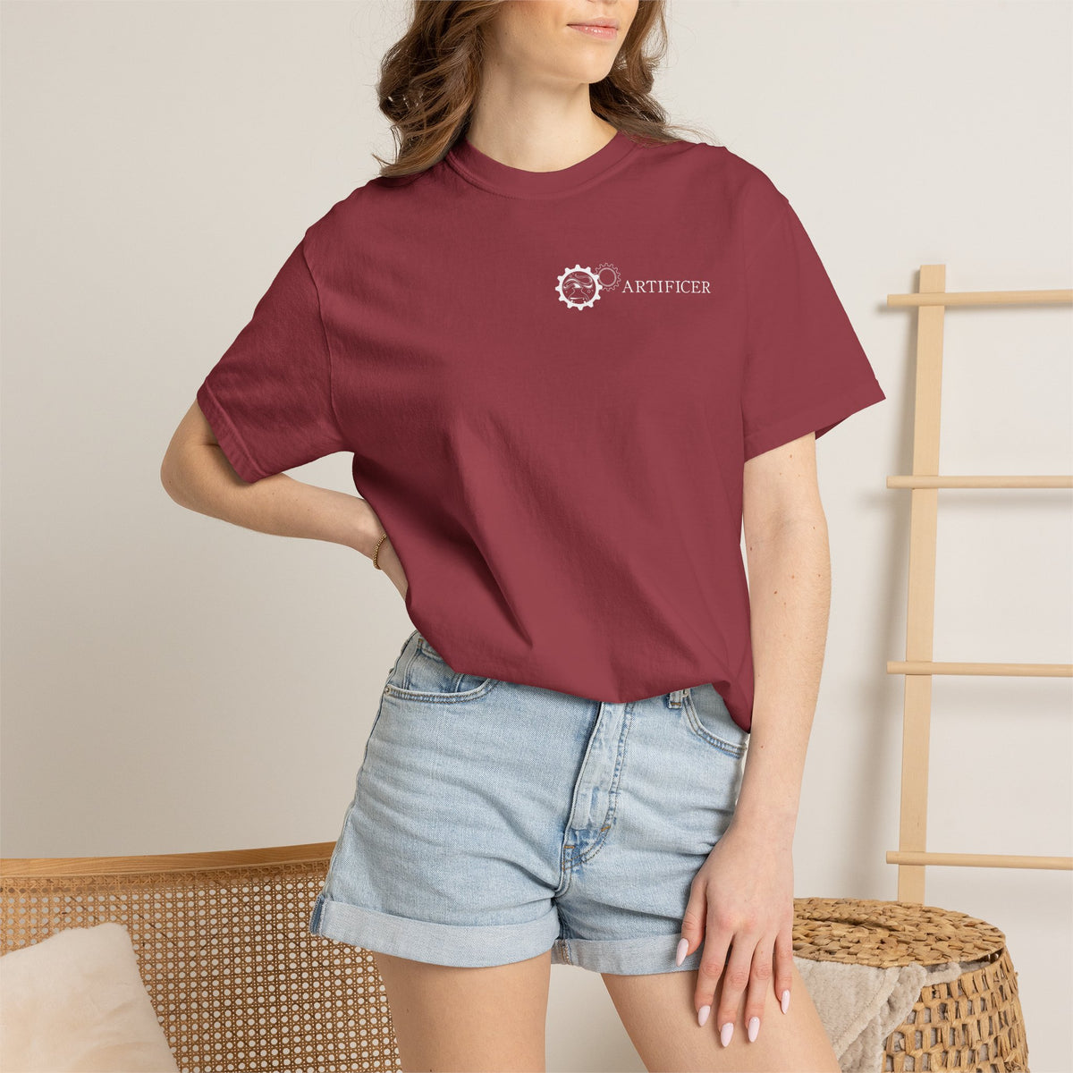 Artificer Tarot Card Comfort Colors Shirt | TTRPG Character Class Tee