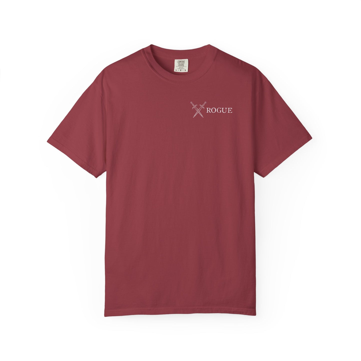 Rogue Tarot Card Comfort Colors Shirt | TTRPG Character Class Tee