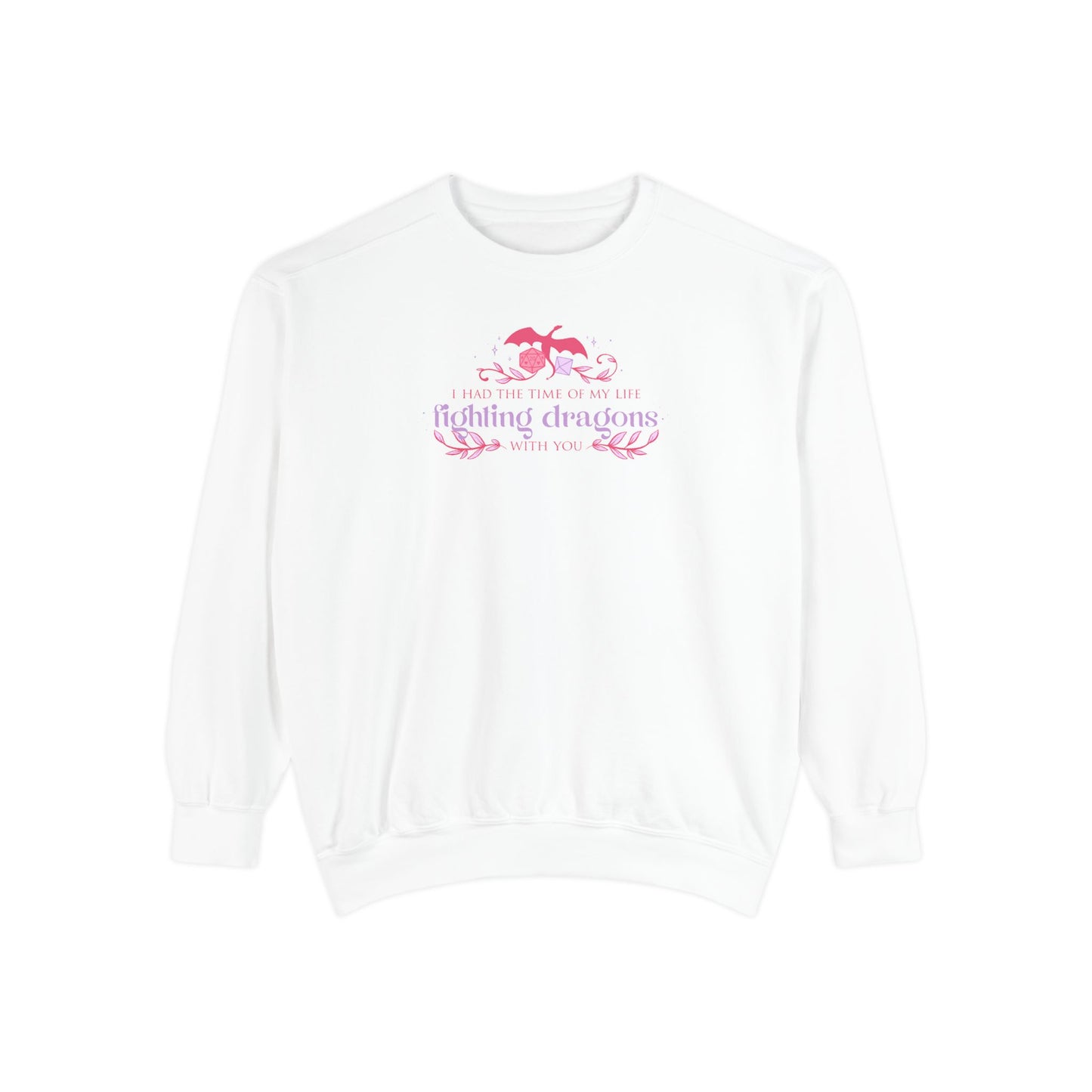 Fighting Dragons Sweatshirt — Comfort Colors