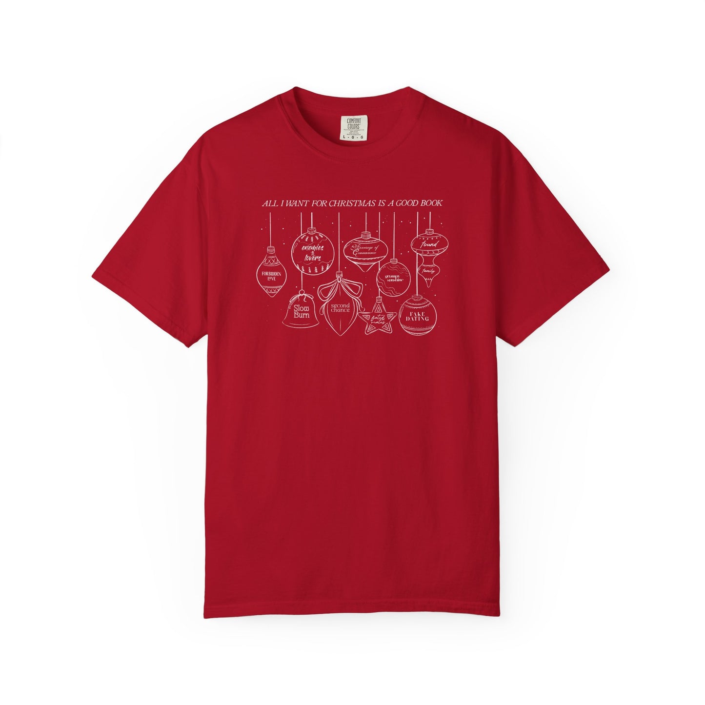 Bookish Trope Christmas Ornaments T-Shirt