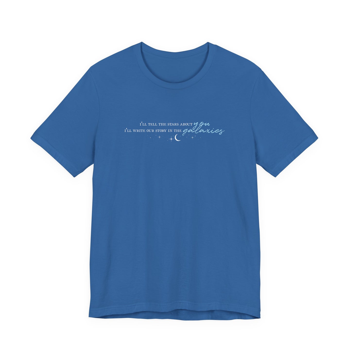 Tell the Stars Bella+Canvas Tee | Officially Licensed Scars Beneath A Serpent’s Scales Nicole Platania Fantasy Romance Shirt
