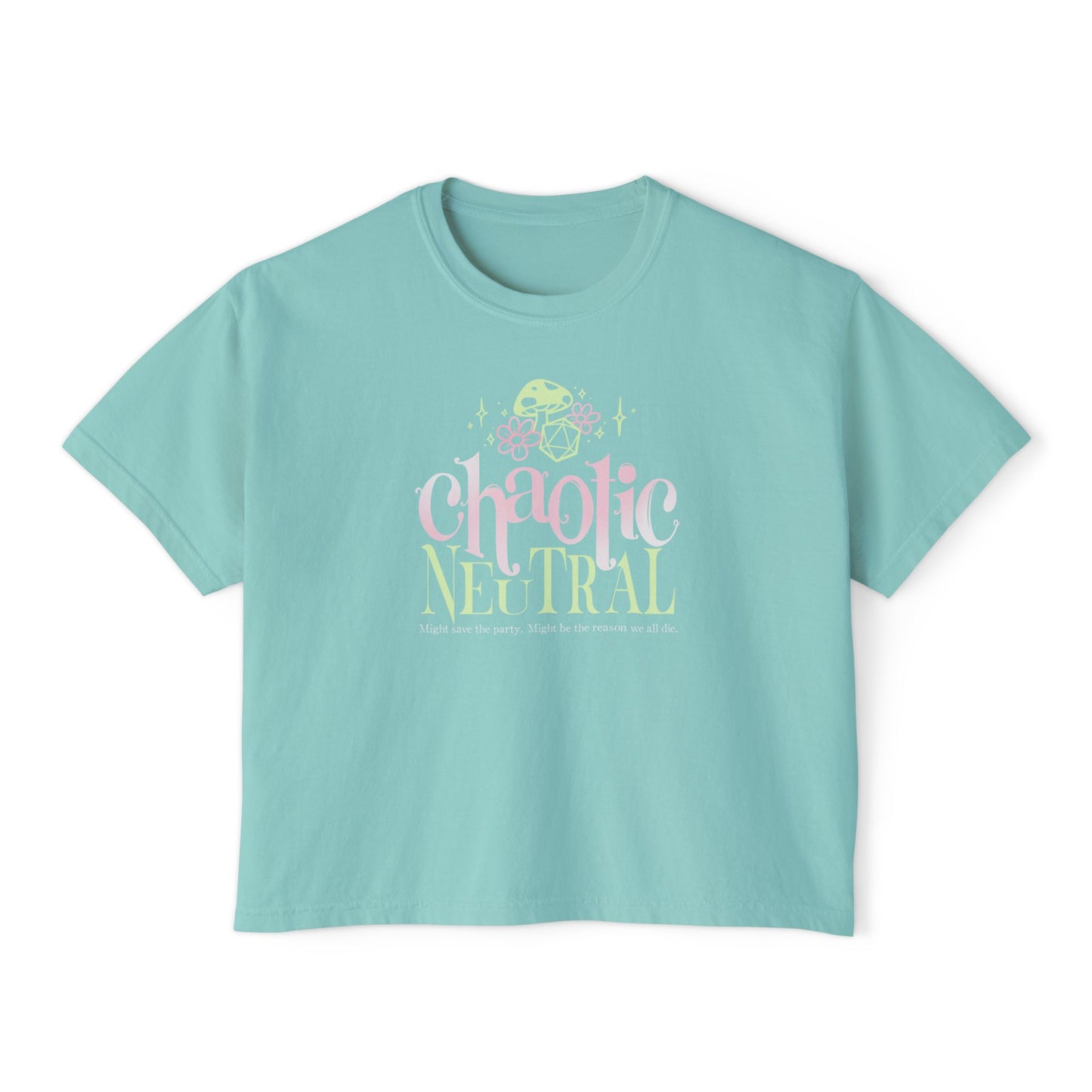 Chaotic Neutral Graphic Tee — Boxy Fit
