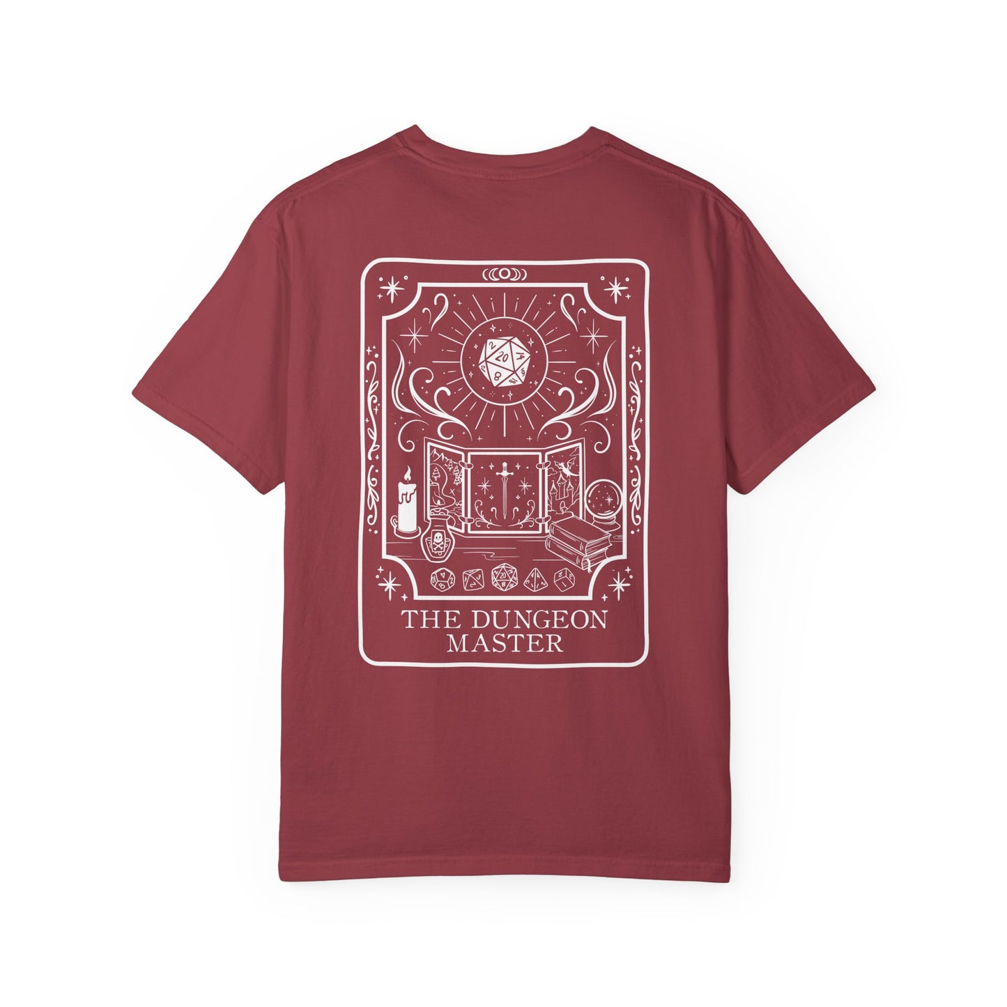 Dungeon Master Tarot Card Comfort Colors Shirt | TTRPG Character Class Tee