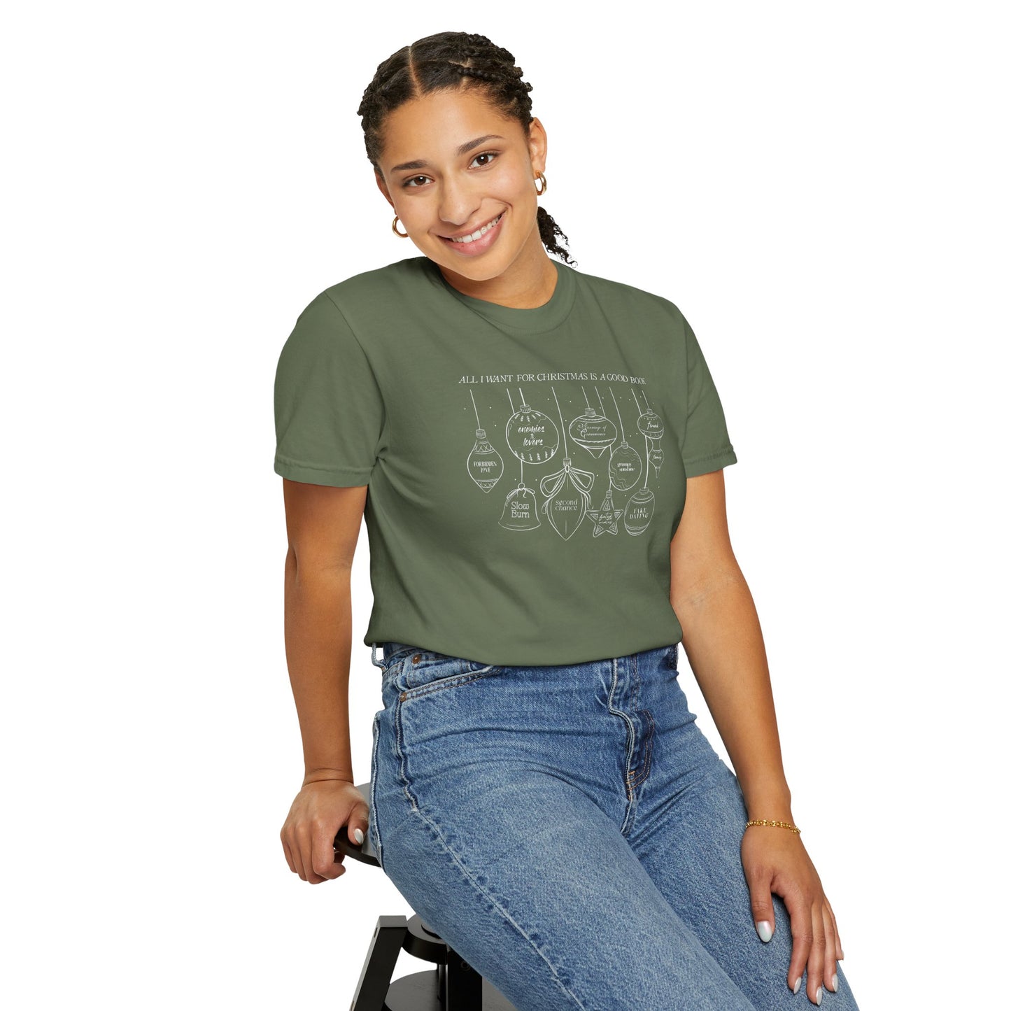 Bookish Trope Christmas Ornaments T-Shirt