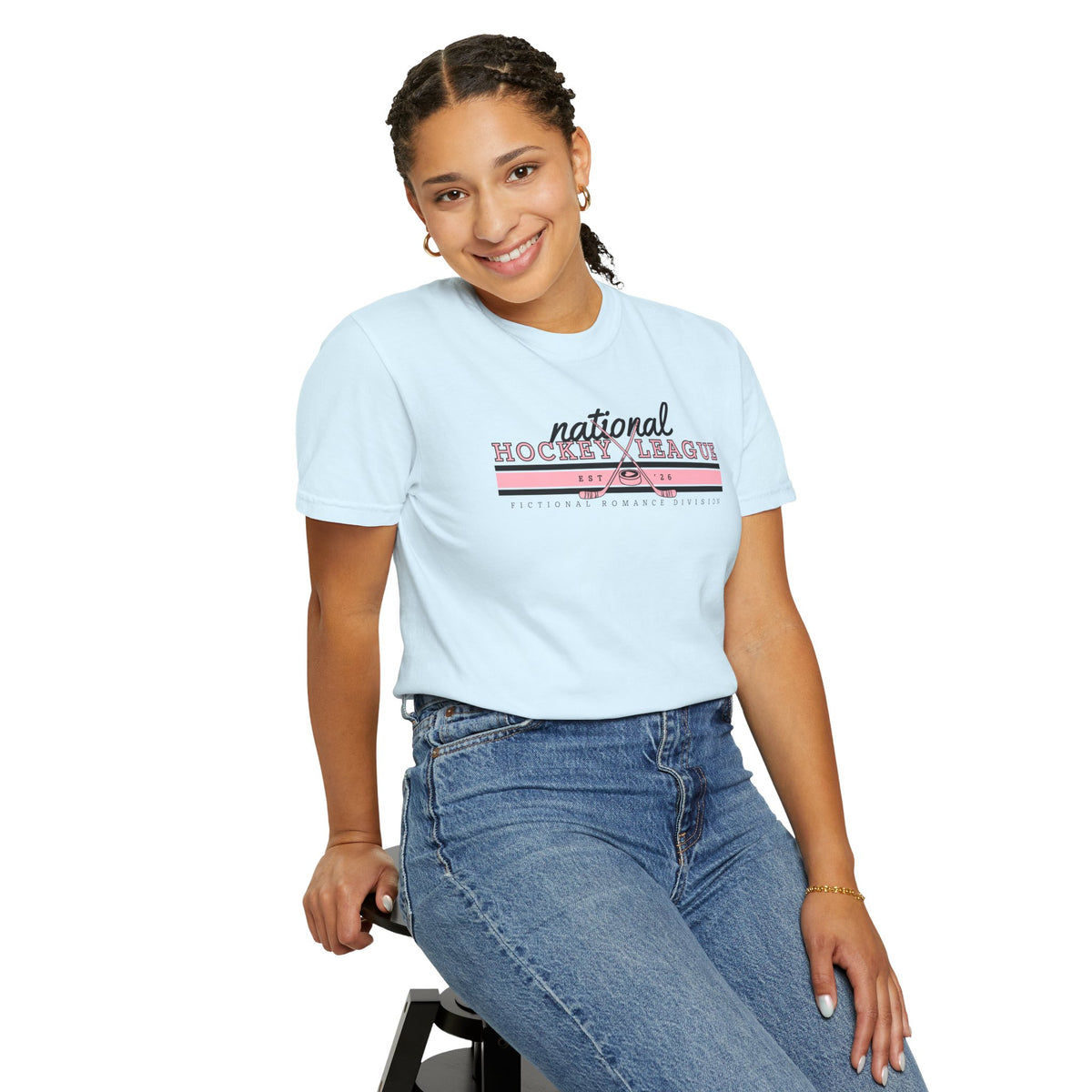 Romance Hockey League 2-Sided T-Shirt | Fictional Hockey Player Reader Gift