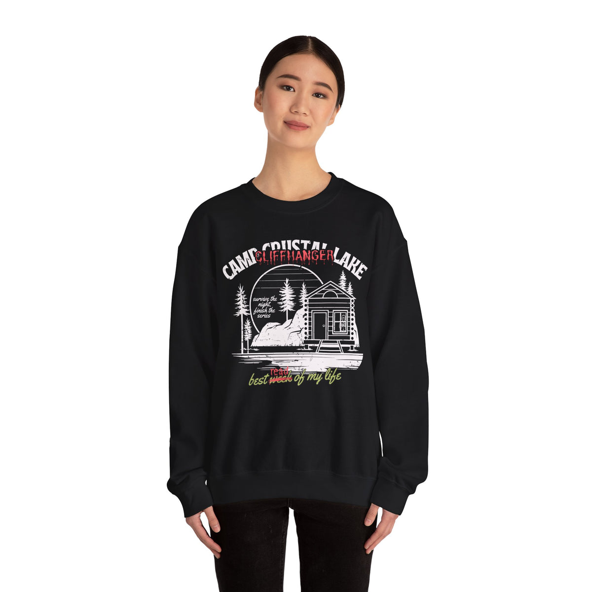Camp Cliffhanger Lake Unisex Heavy Blend™ Crewneck Sweatshirt