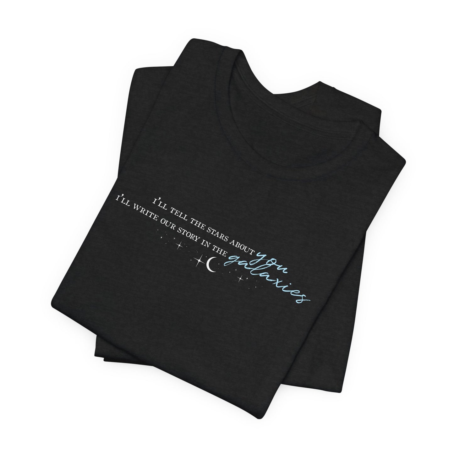 Tell the Stars Bella+Canvas Tee | Officially Licensed Scars Beneath A Serpent’s Scales Nicole Platania Fantasy Romance Shirt