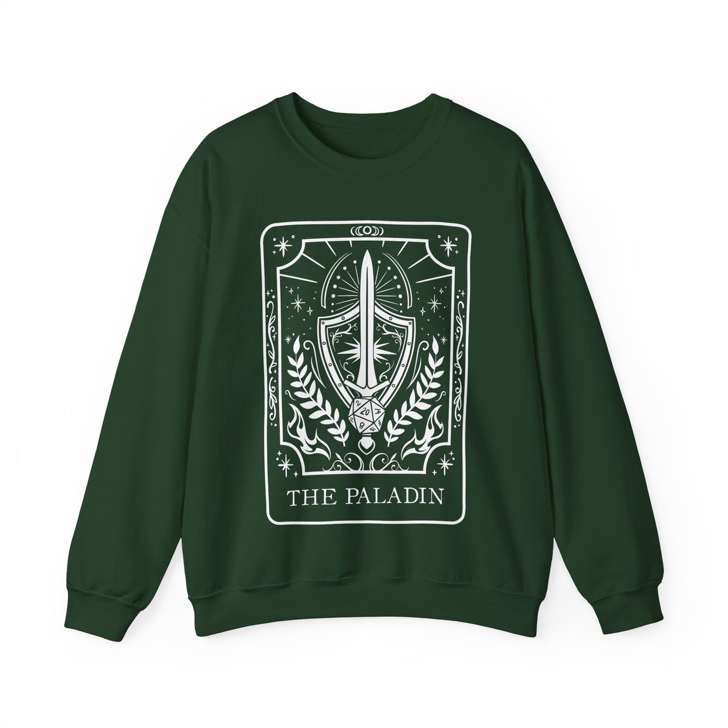Paladin Tarot Card Gildan Sweatshirt Shirt | TTRPG Character Class Crewneck