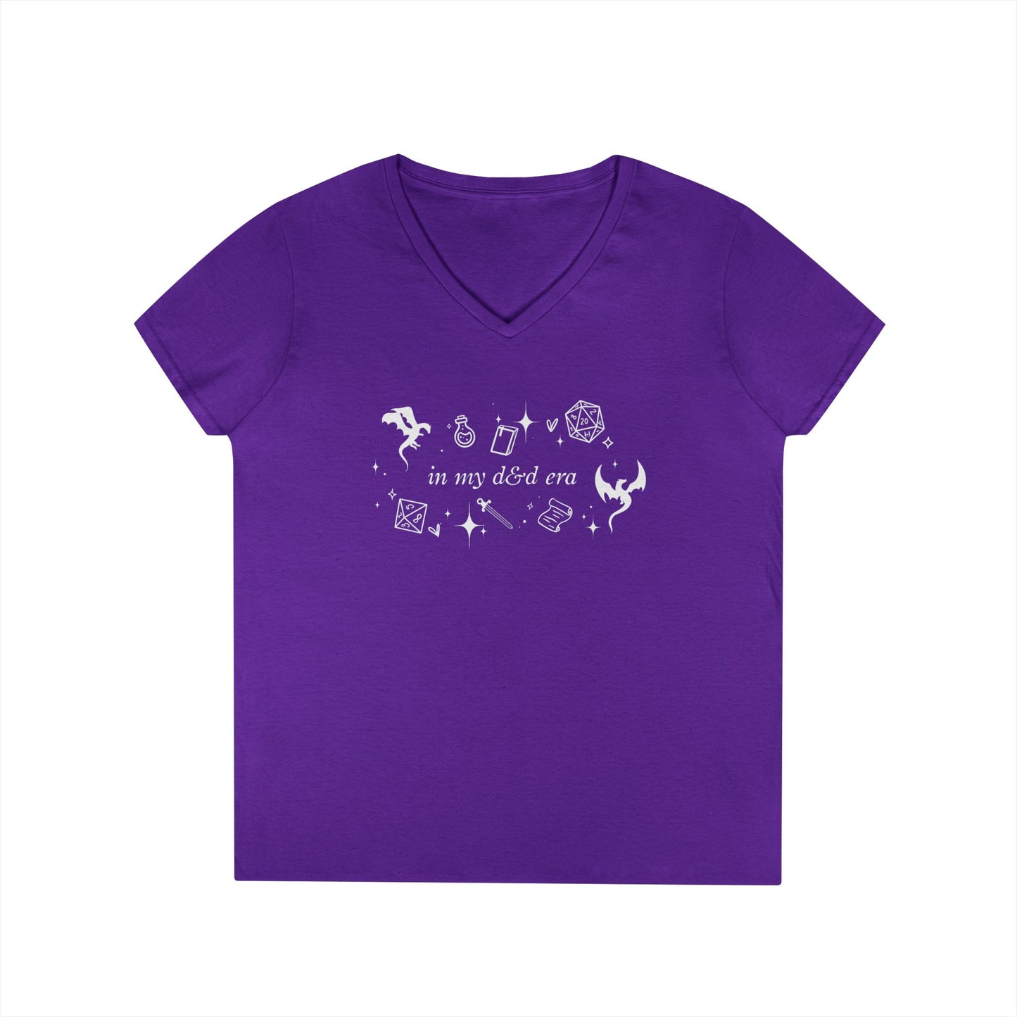 In My D&D Era Gildan V-Neck T-Shirt