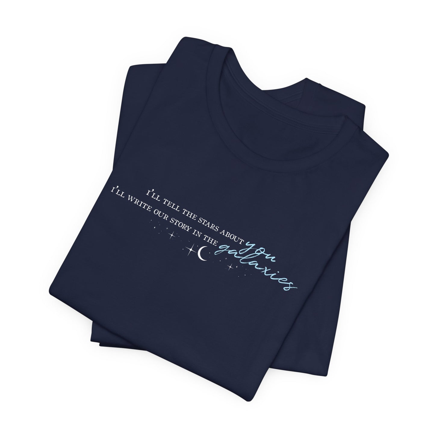 Tell the Stars Bella+Canvas Tee | Officially Licensed Scars Beneath A Serpent’s Scales Nicole Platania Fantasy Romance Shirt