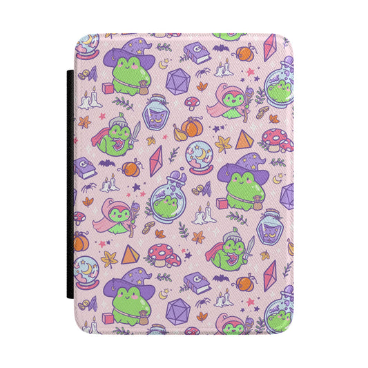 Fantasy Frog TTRPG Kindle Case | Black Back | 7” Colorsoft & Paperwhite 12th Gen