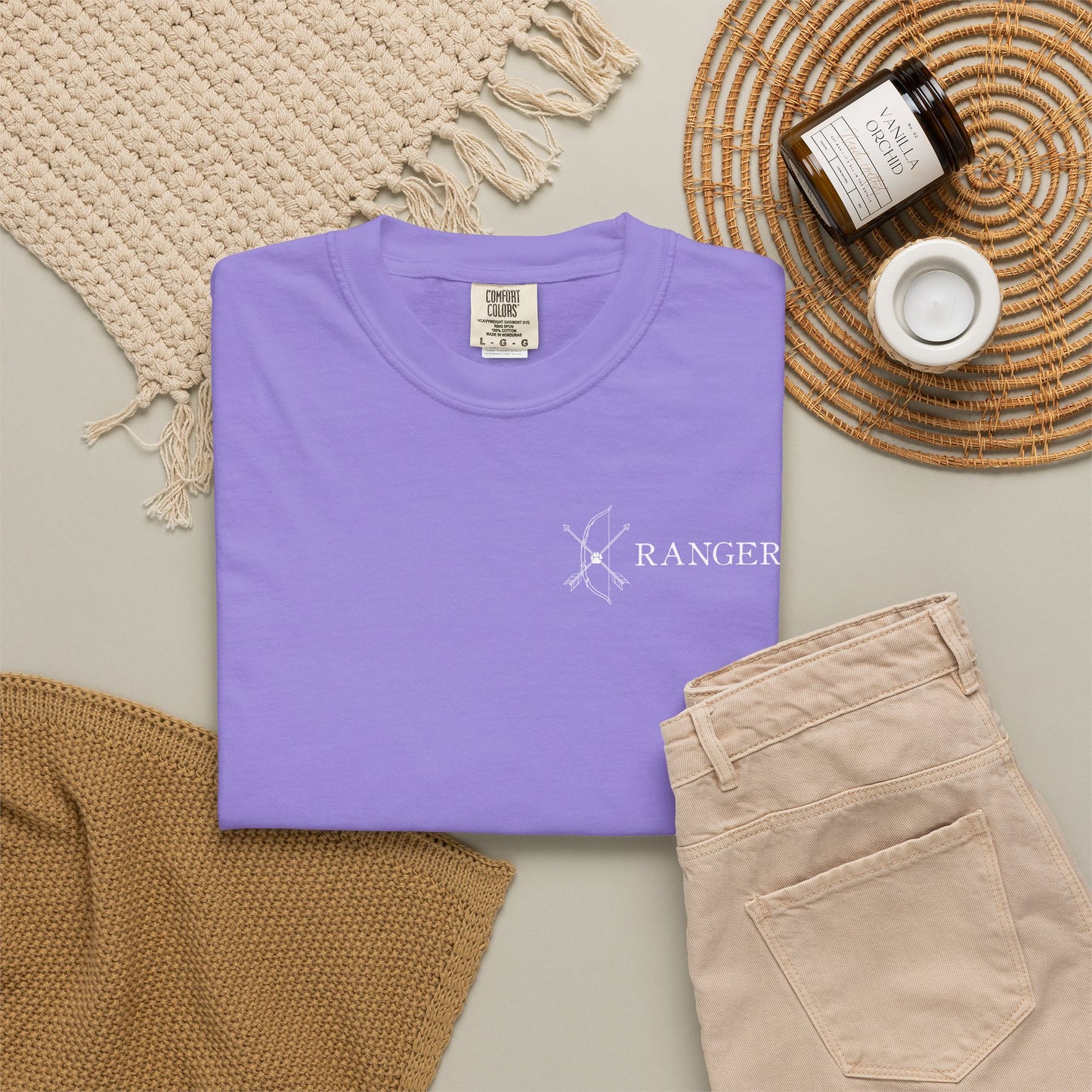 Ranger Tarot Card Comfort Colors Shirt | TTRPG Character Class Tee