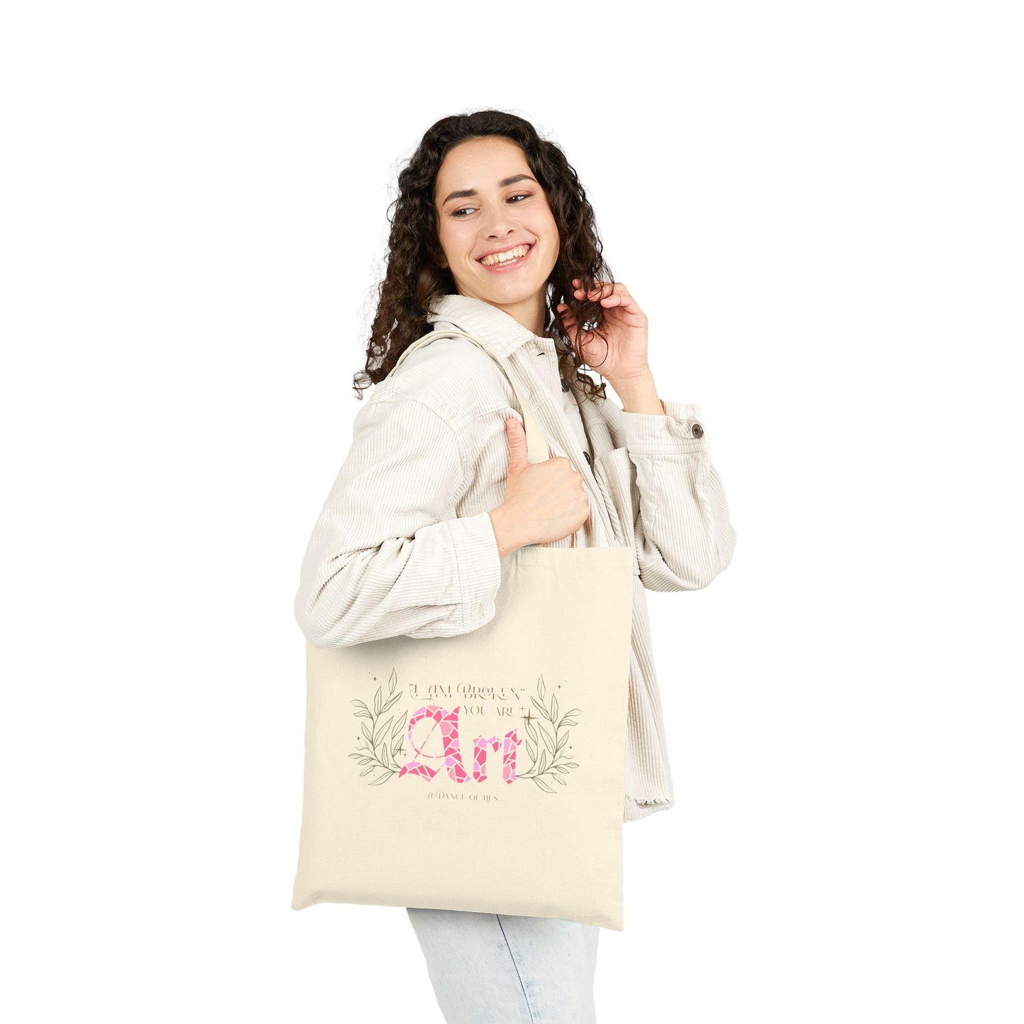 You Are Art Cotton Canvas Tote Bag – Officially Licensed A Dance of Lies Bookish Tote by Brittney Arena