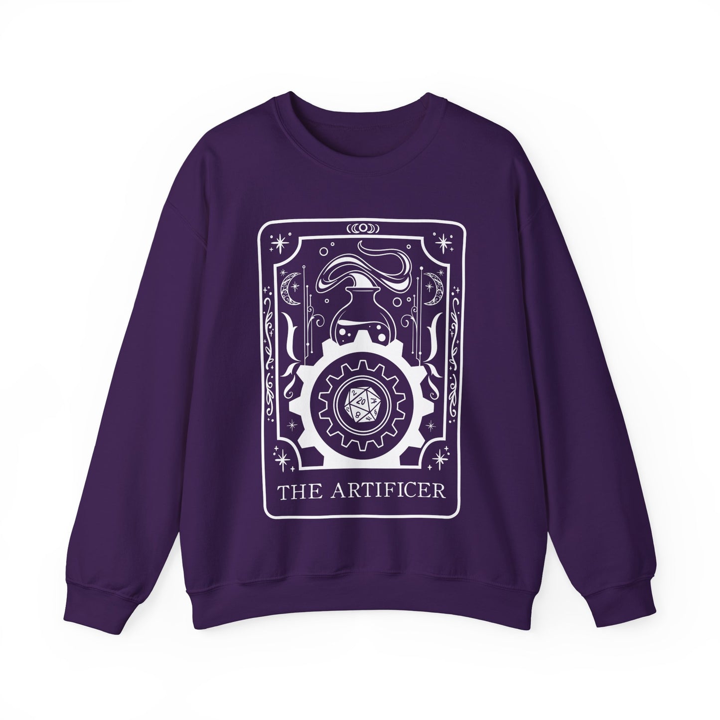 Artificer Tarot Card Gildan Sweatshirt Shirt | TTRPG Character Class Crewneck