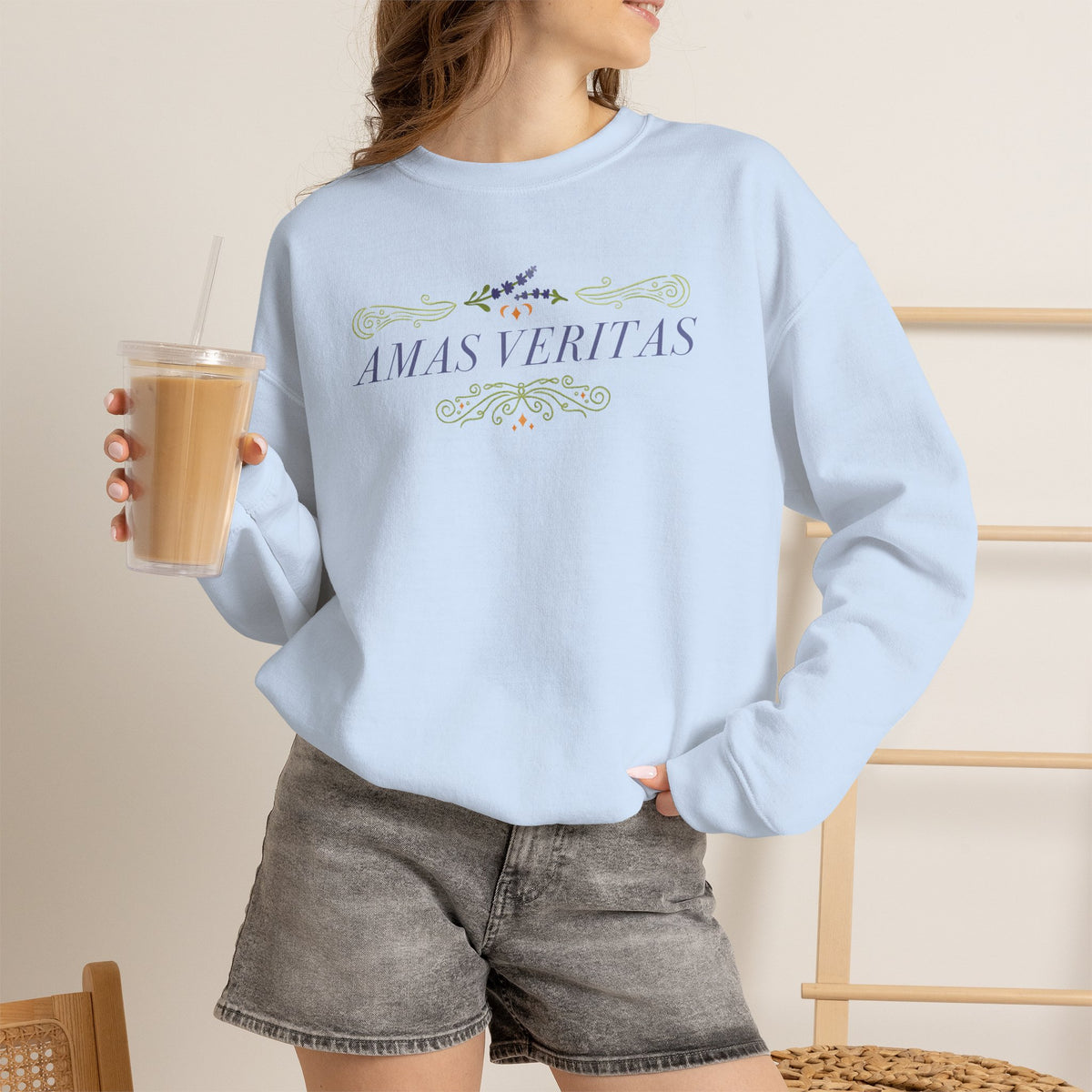 Amas Veritas Witchy Crewneck Sweatshirt