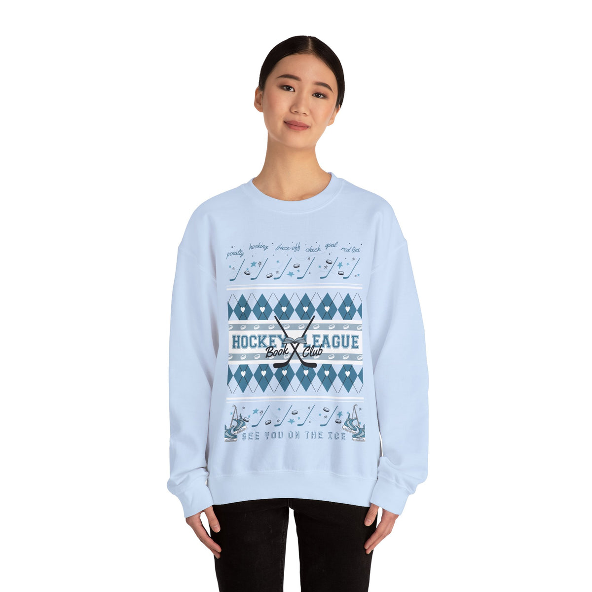 Hockey League Book Club Crewneck Sweatshirt