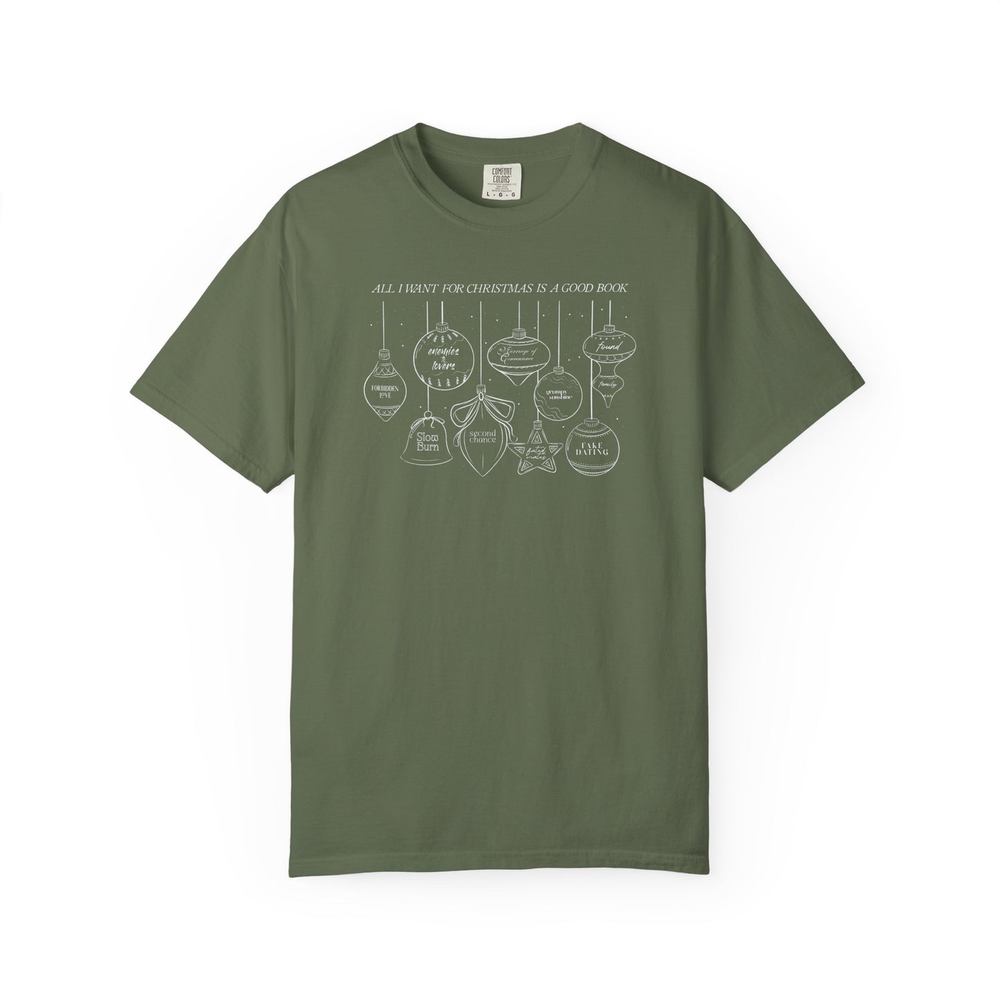 Bookish Trope Christmas Ornaments T-Shirt