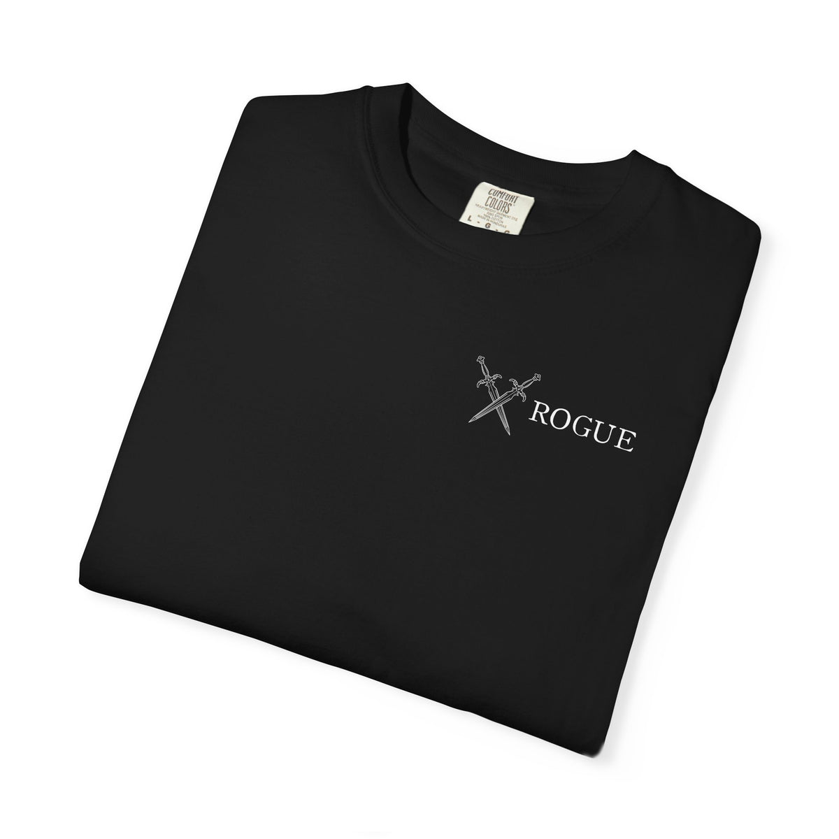 Rogue Tarot Card Comfort Colors Shirt | TTRPG Character Class Tee