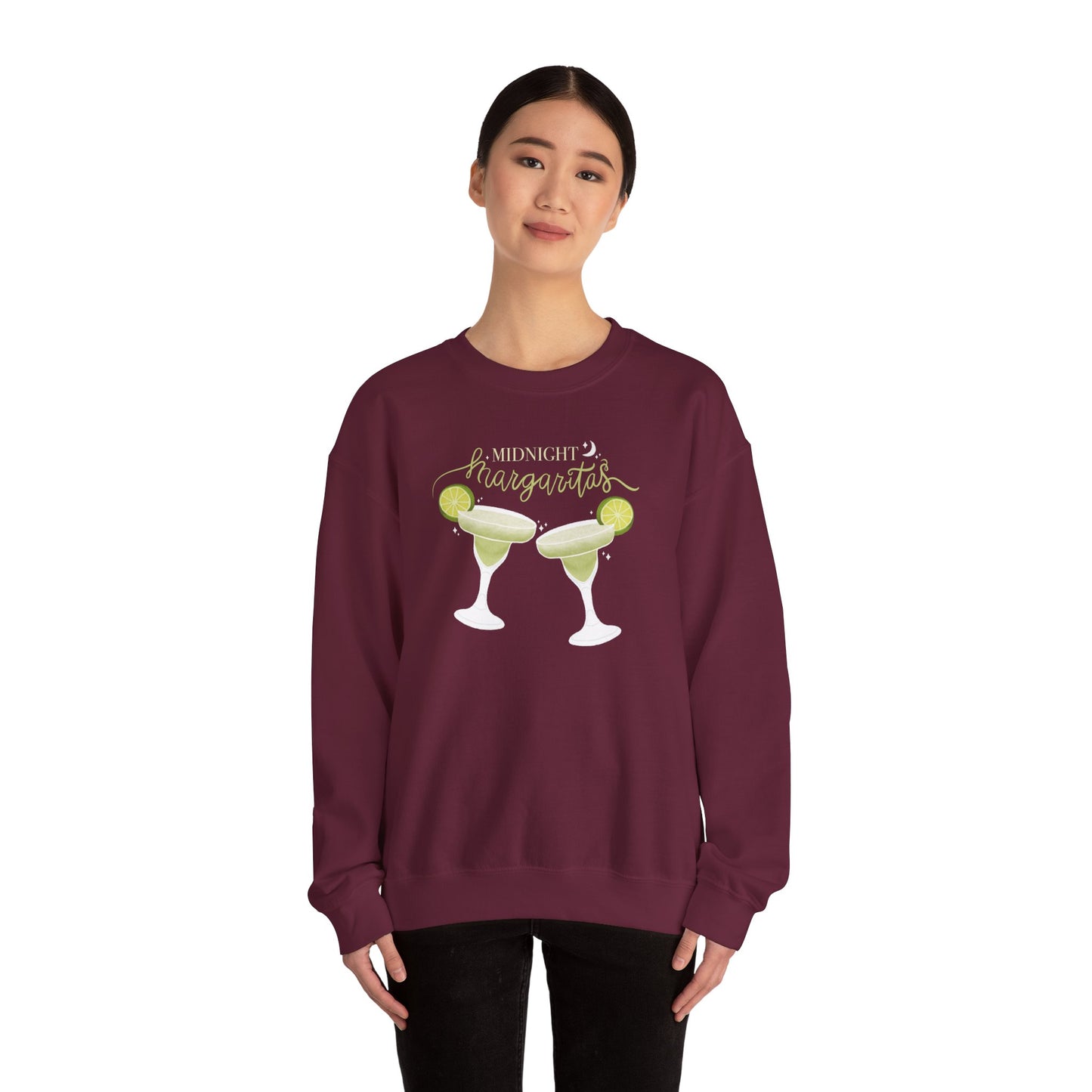 Midnight Margaritas Witchy Crewneck Sweatshirt