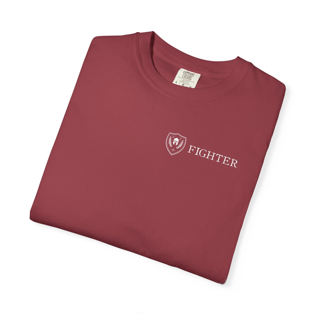 Fighter Tarot Card Comfort Colors Shirt | TTRPG Character Class Tee