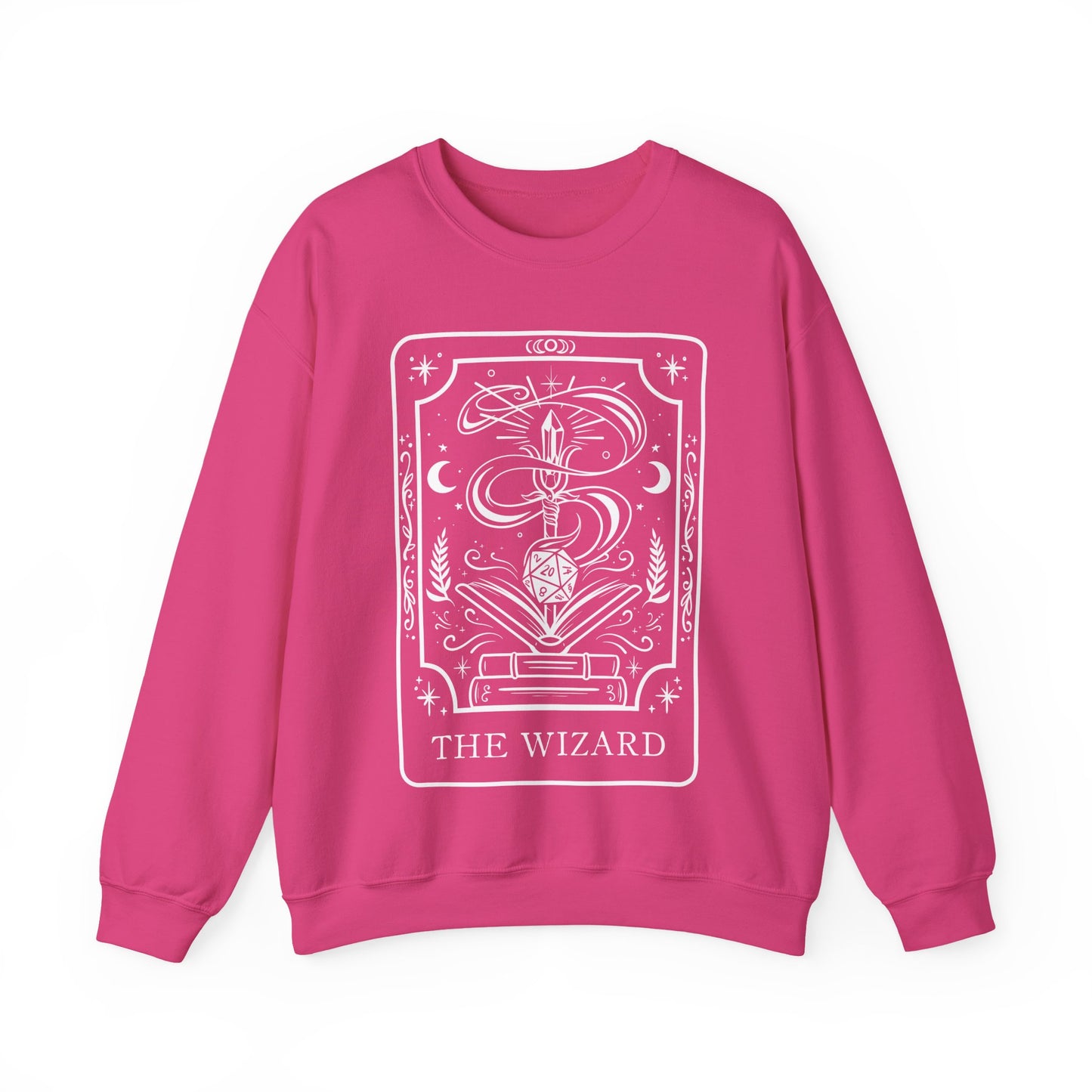 Wizard Tarot Card Gildan Sweatshirt Shirt | TTRPG Character Class Crewneck