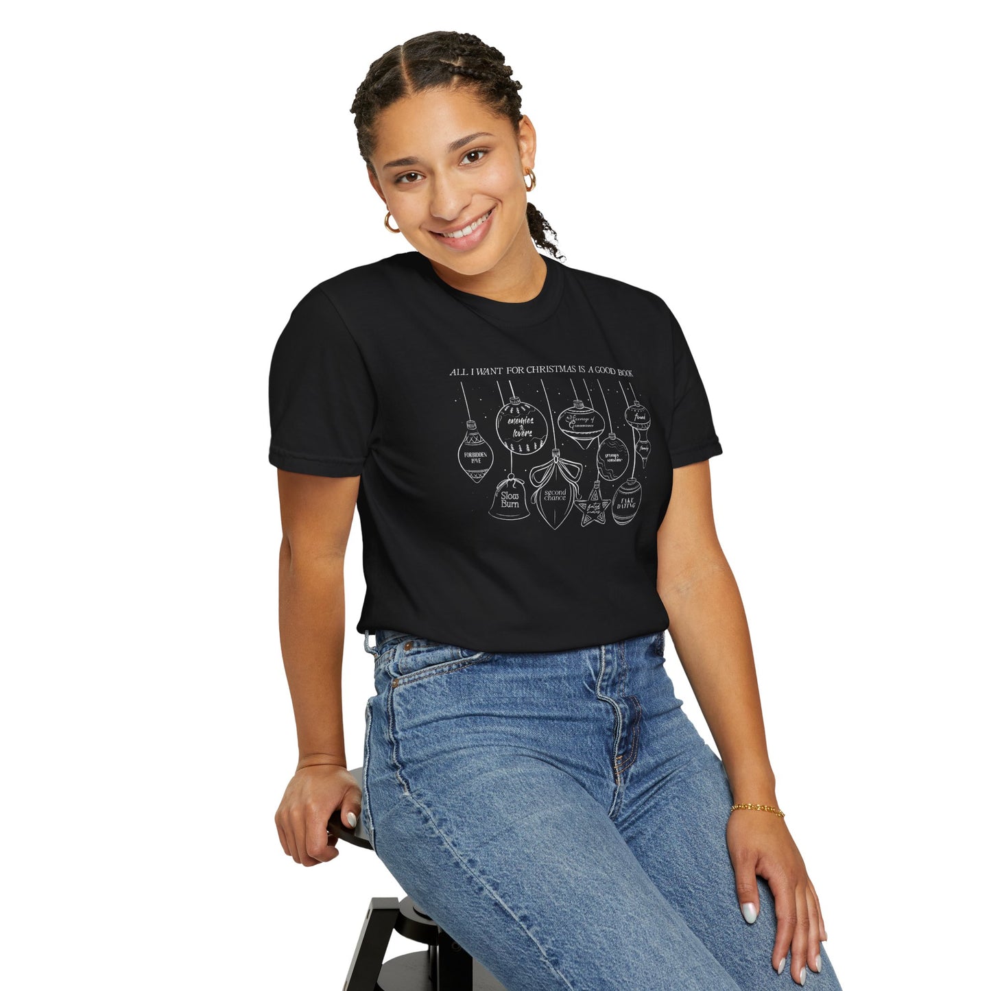 Bookish Trope Christmas Ornaments T-Shirt