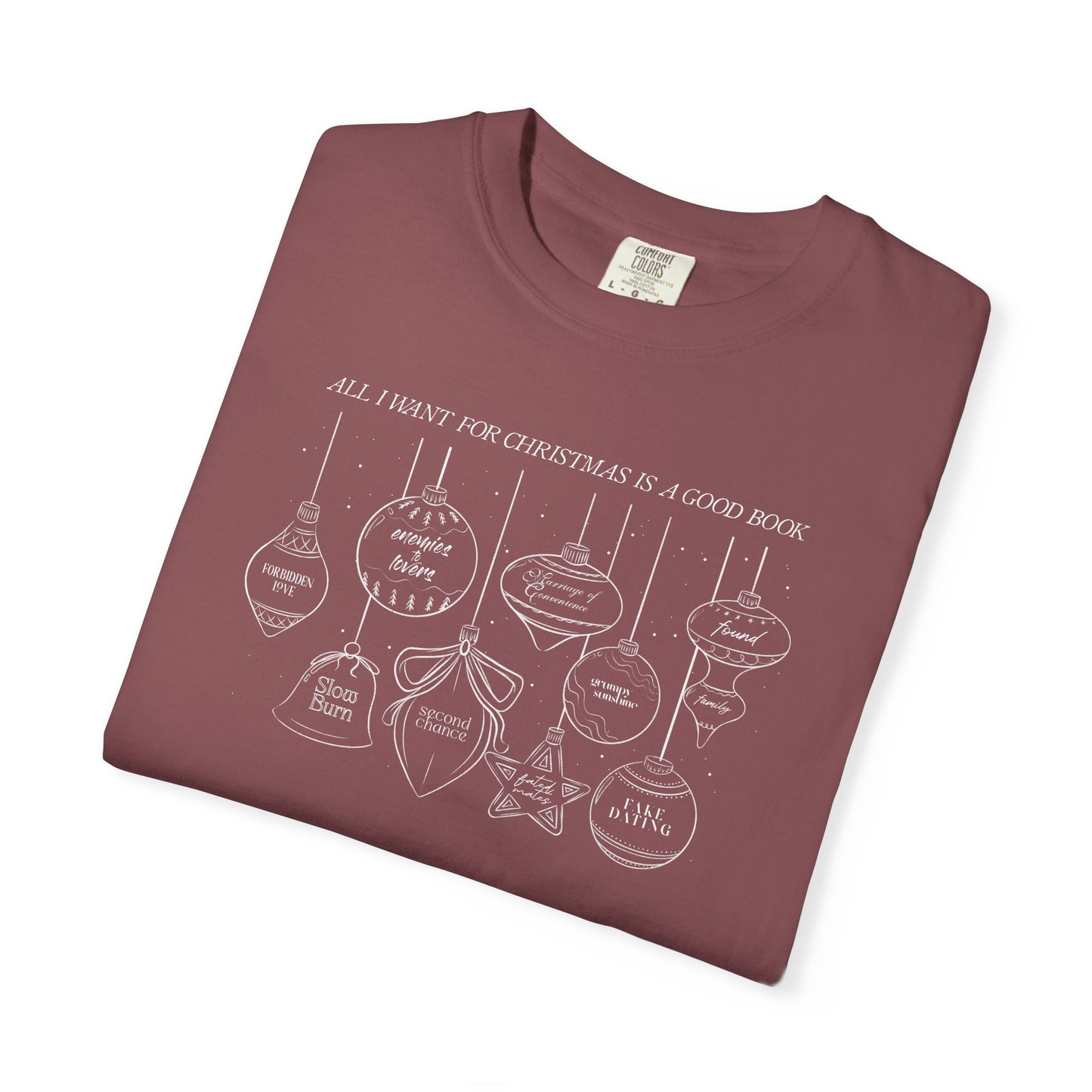 Bookish Trope Christmas Ornaments T-Shirt