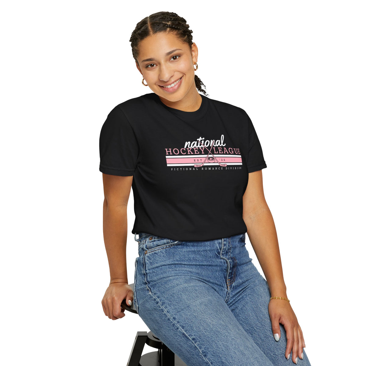 Romance Hockey League 2-Sided T-Shirt | Fictional Hockey Player Reader Gift